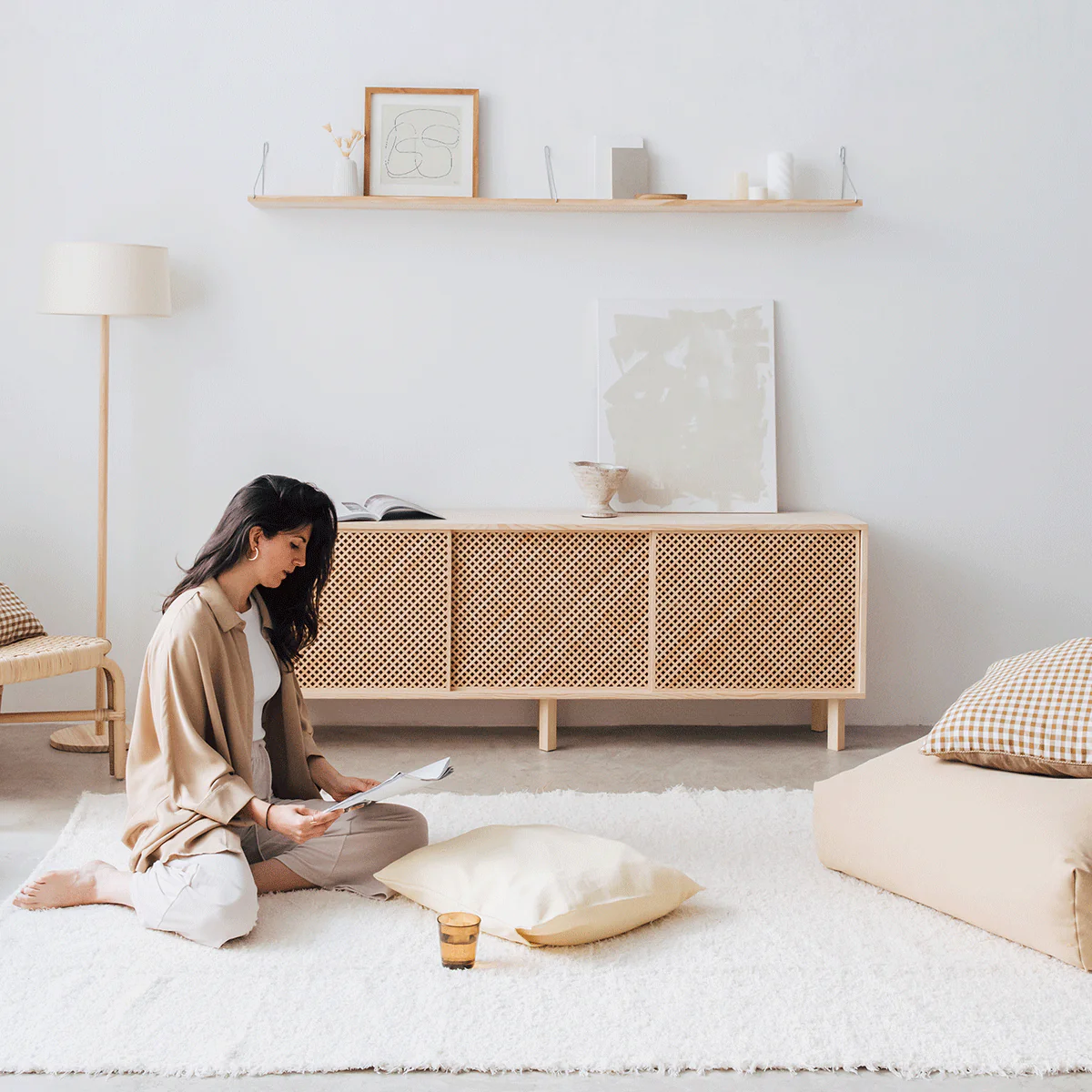Altea sideboard in pine with 2 or 3 doors 180 cm - Image 3