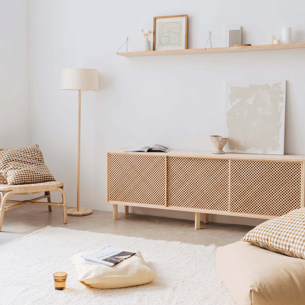 Altea sideboard in pine with 2 or 3 doors 180 cm - Image 4