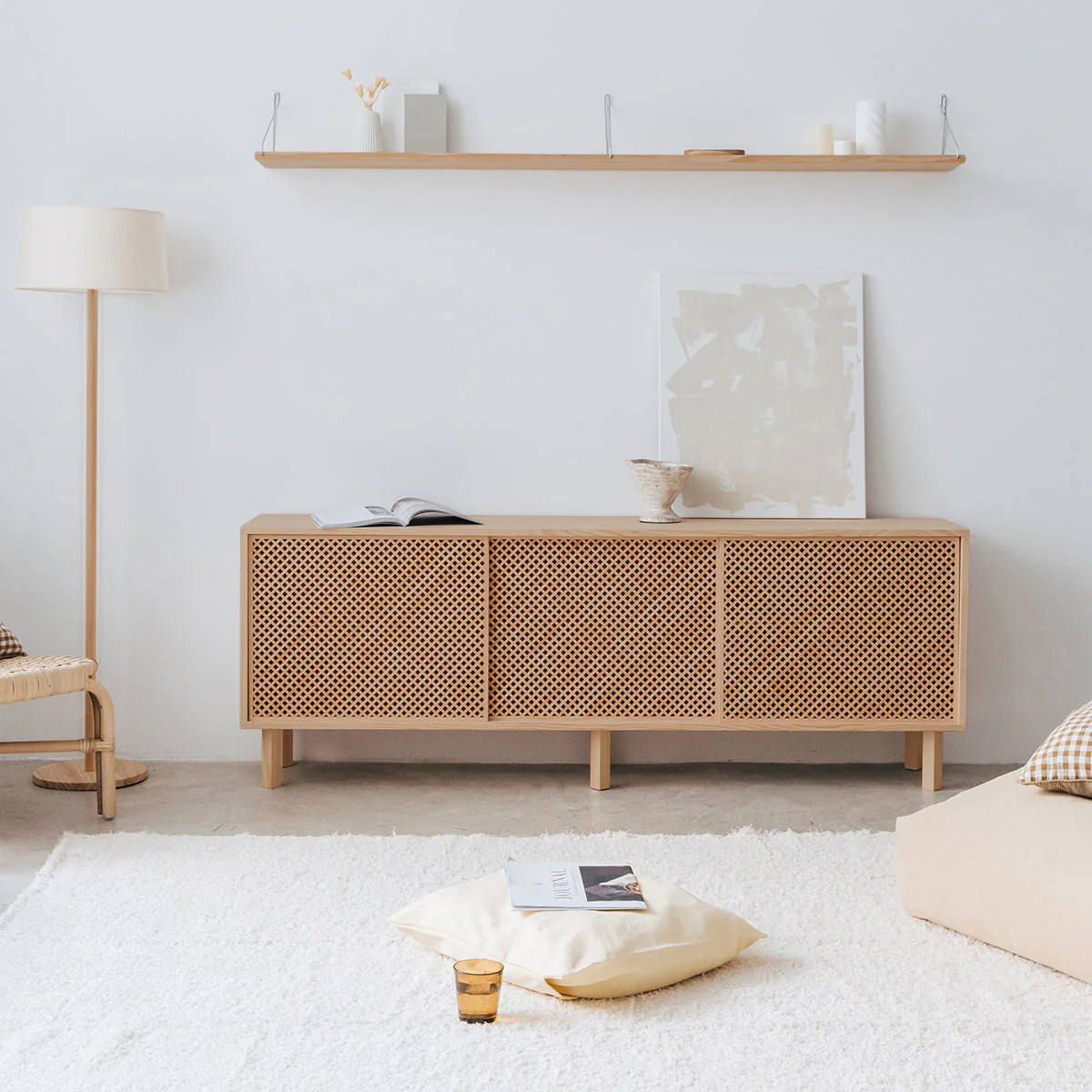 Altea sideboard in pine with 2 or 3 doors 180 cm - Image 6