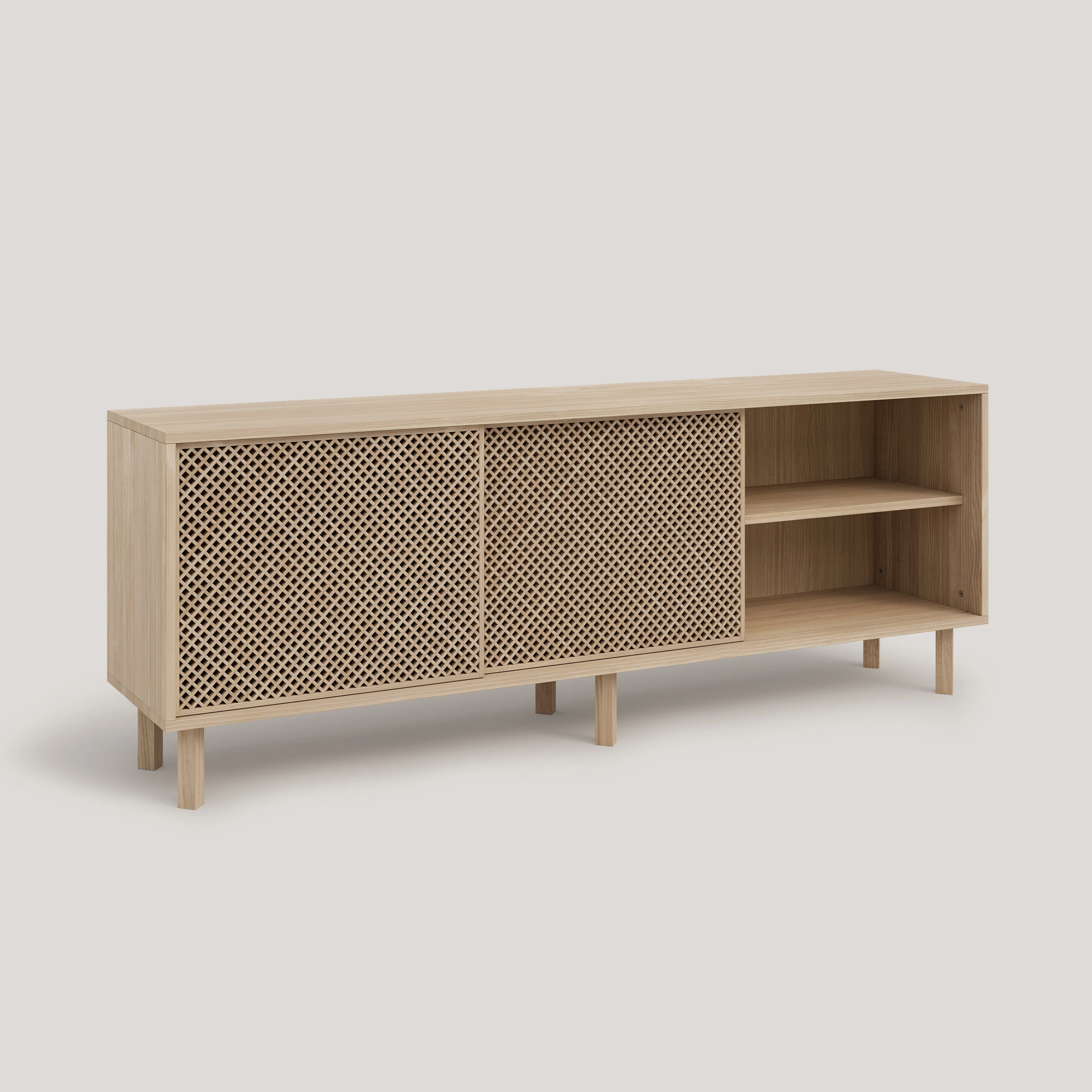Altea sideboard in pine with 2 or 3 doors 180 cm - Image 7