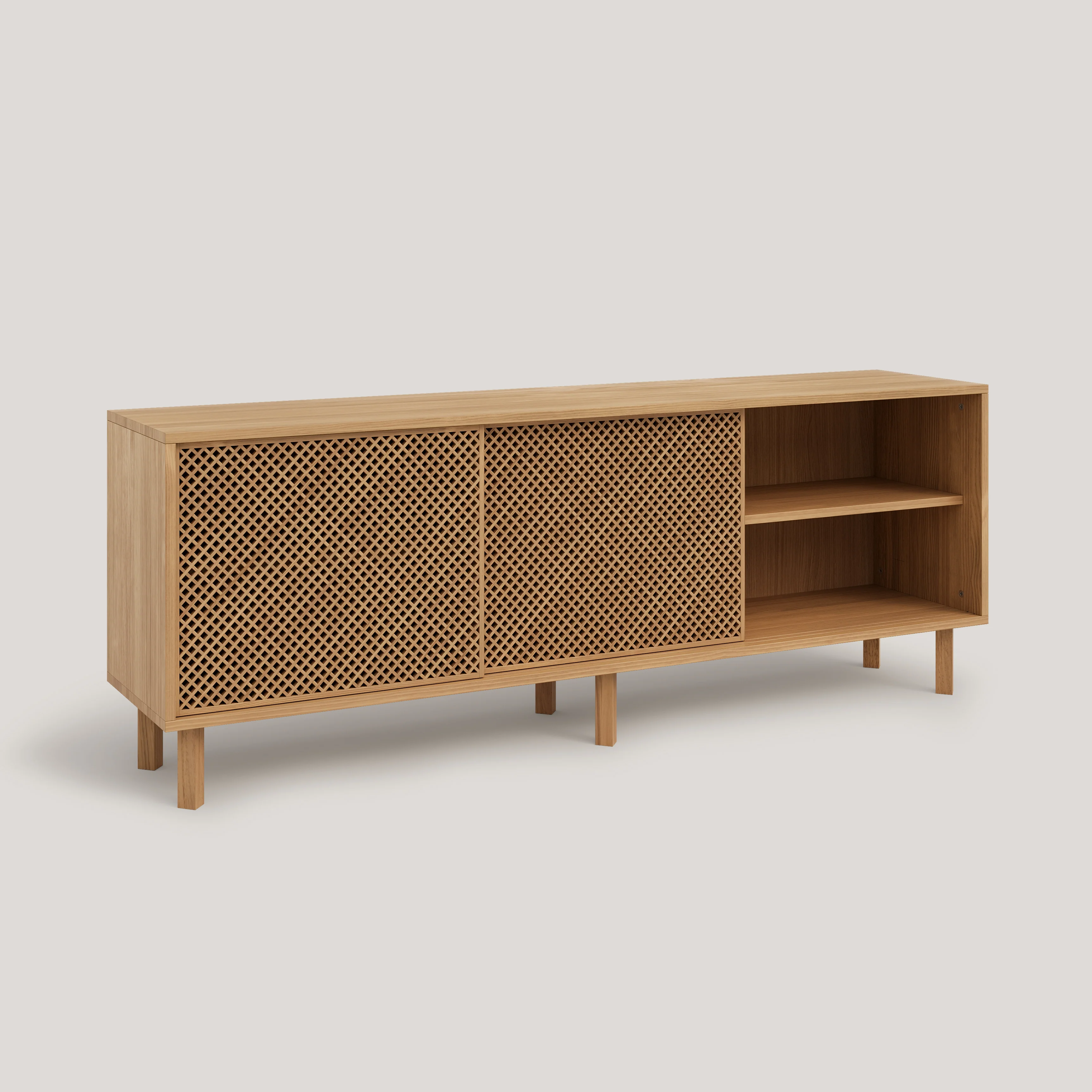 Altea sideboard in pine with 2 or 3 doors 180 cm - Image 8
