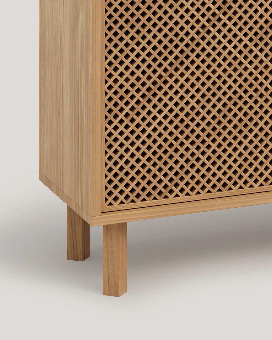 Altea sideboard in pine with 2 or 3 doors 180 cm - Image 9