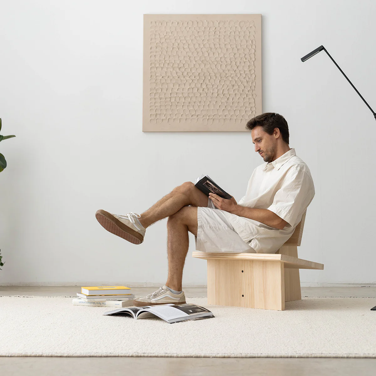 Trebalúger armchair made of solid pine wood 100% PEFC - Image 3