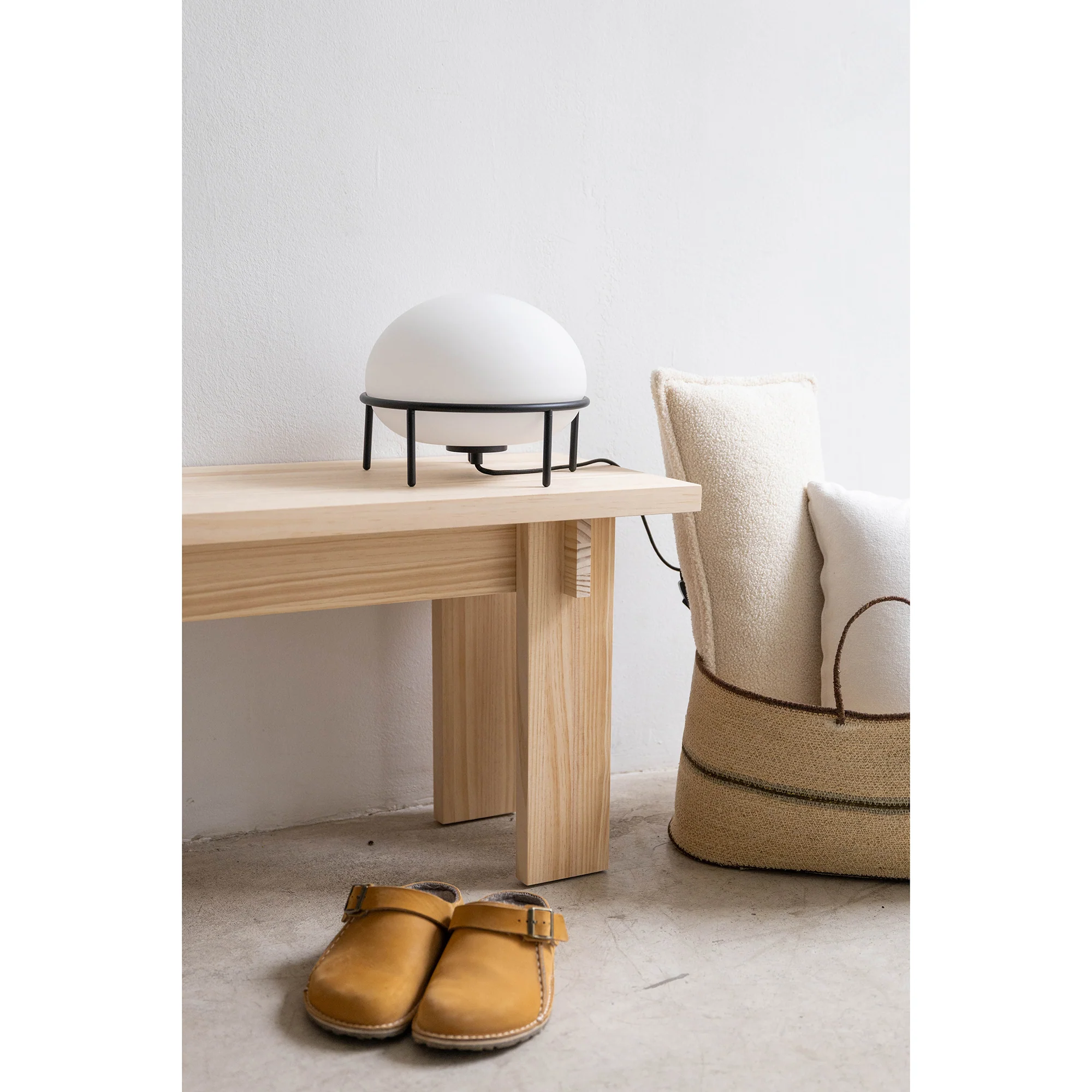 Begur medium bench in solid pine wood 120 cm - Image 3