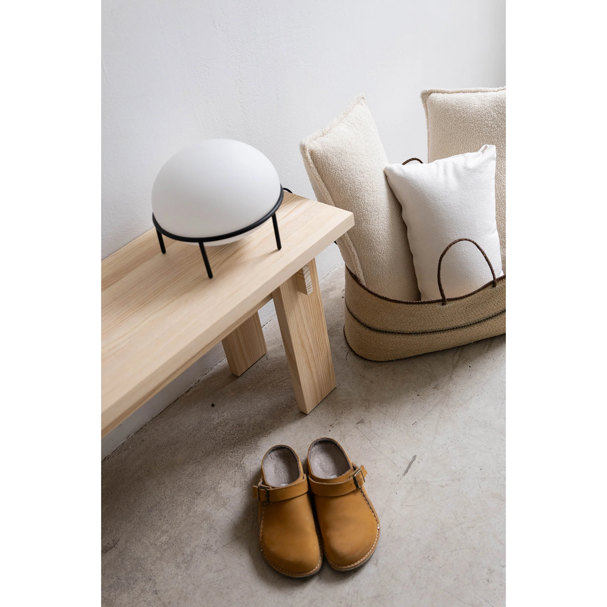 Begur medium bench in solid pine wood 120 cm - Image 5