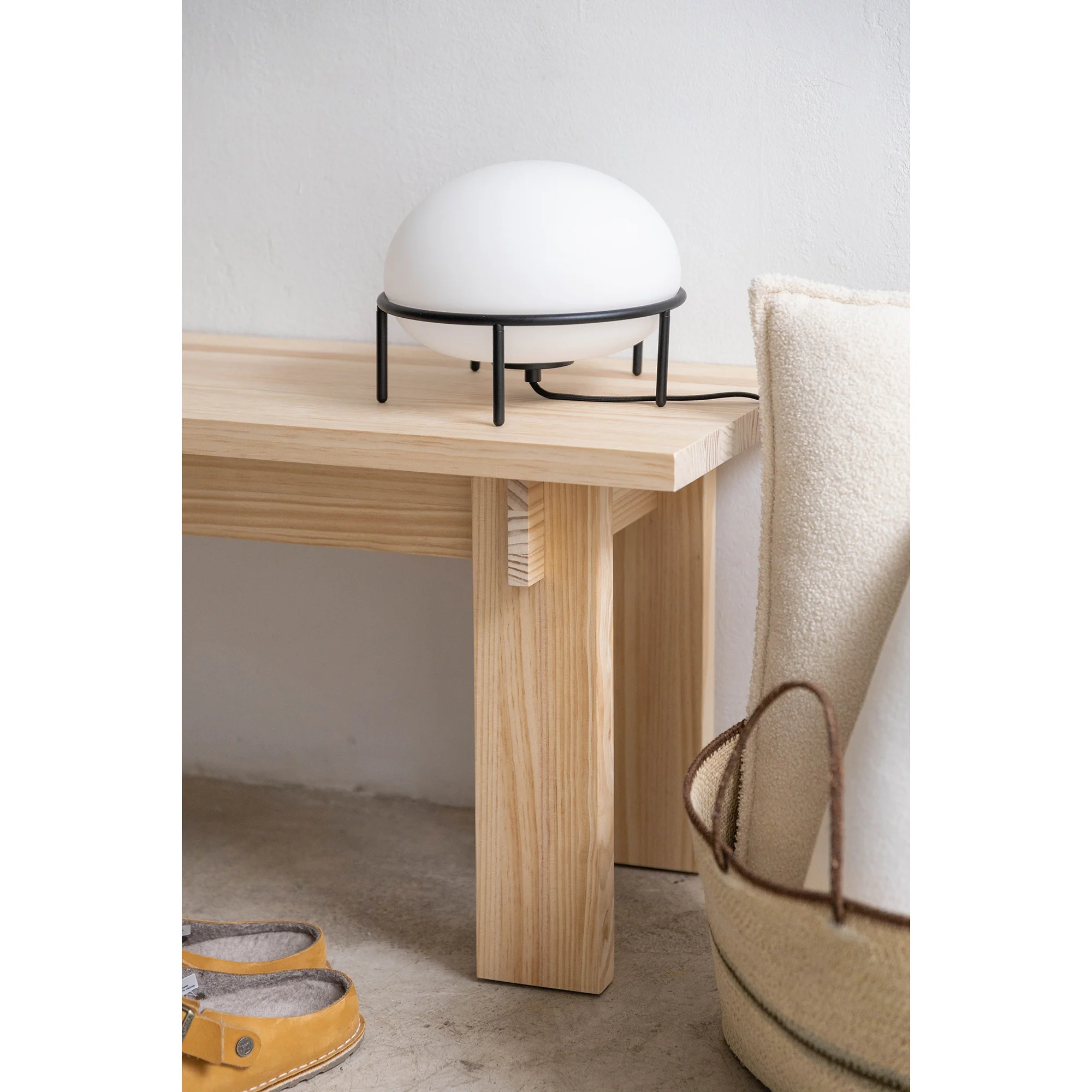 Begur medium bench in solid pine wood 120 cm - Image 6