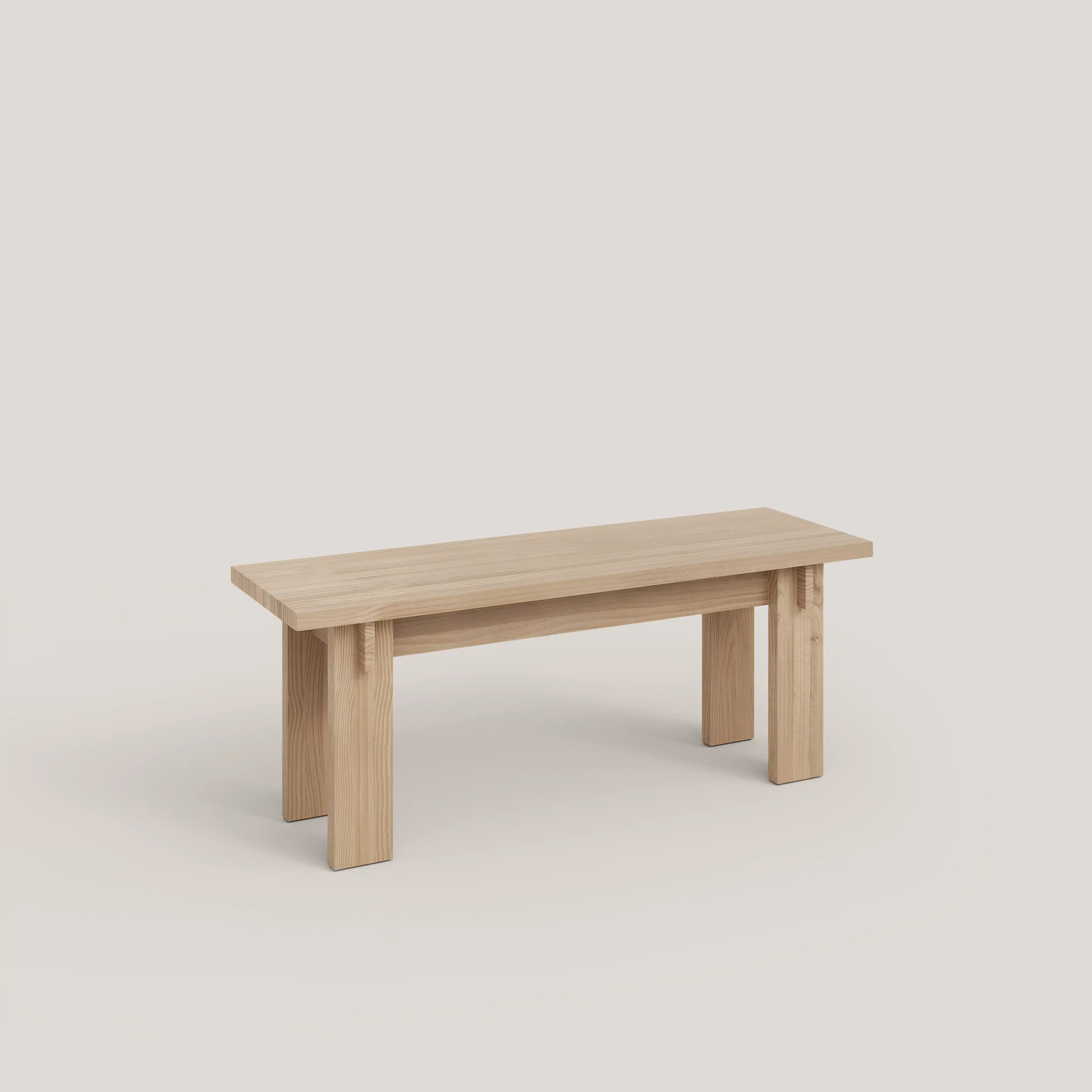 Begur medium bench in solid pine wood 120 cm - Image 7