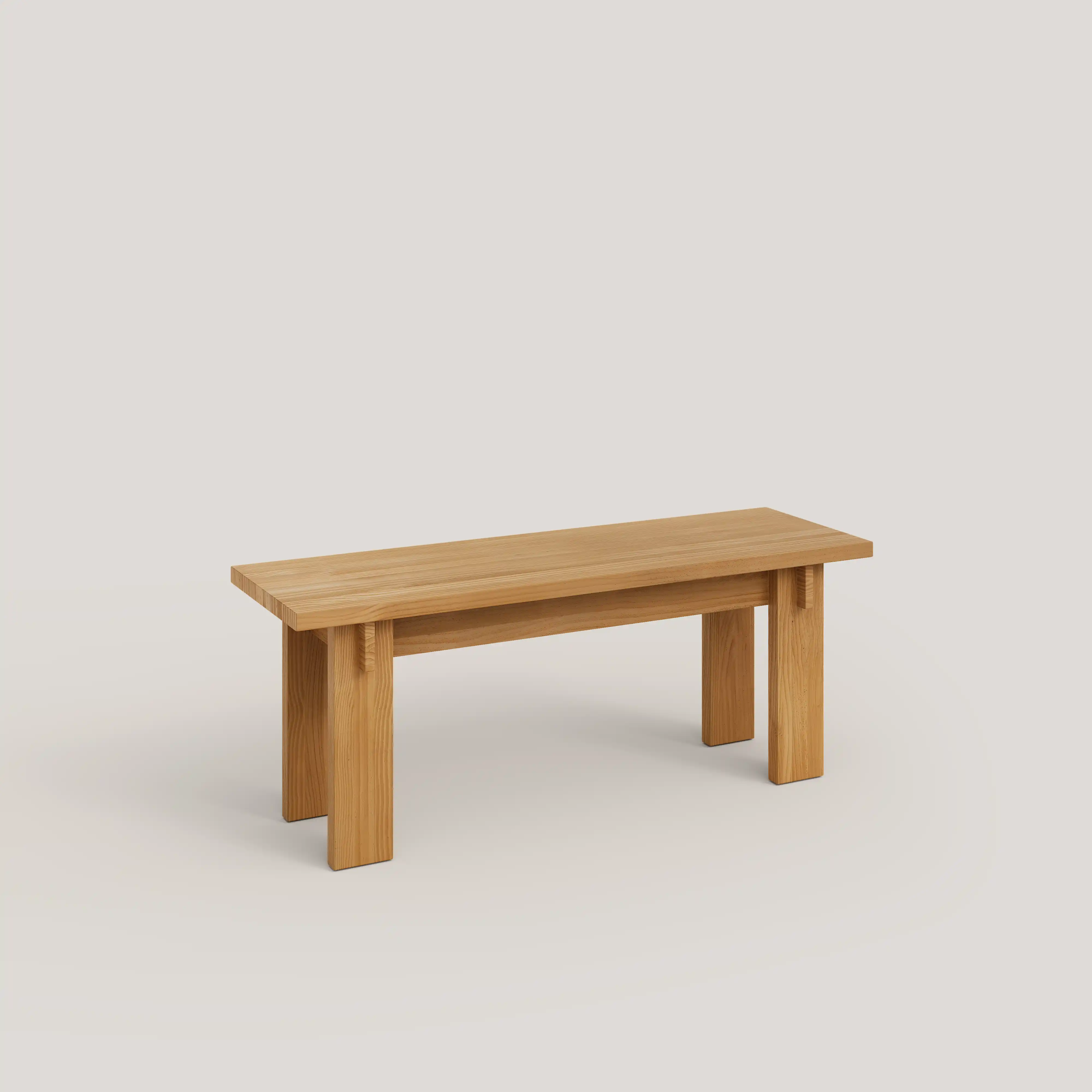 Begur medium bench in solid pine wood 120 cm - Image 8