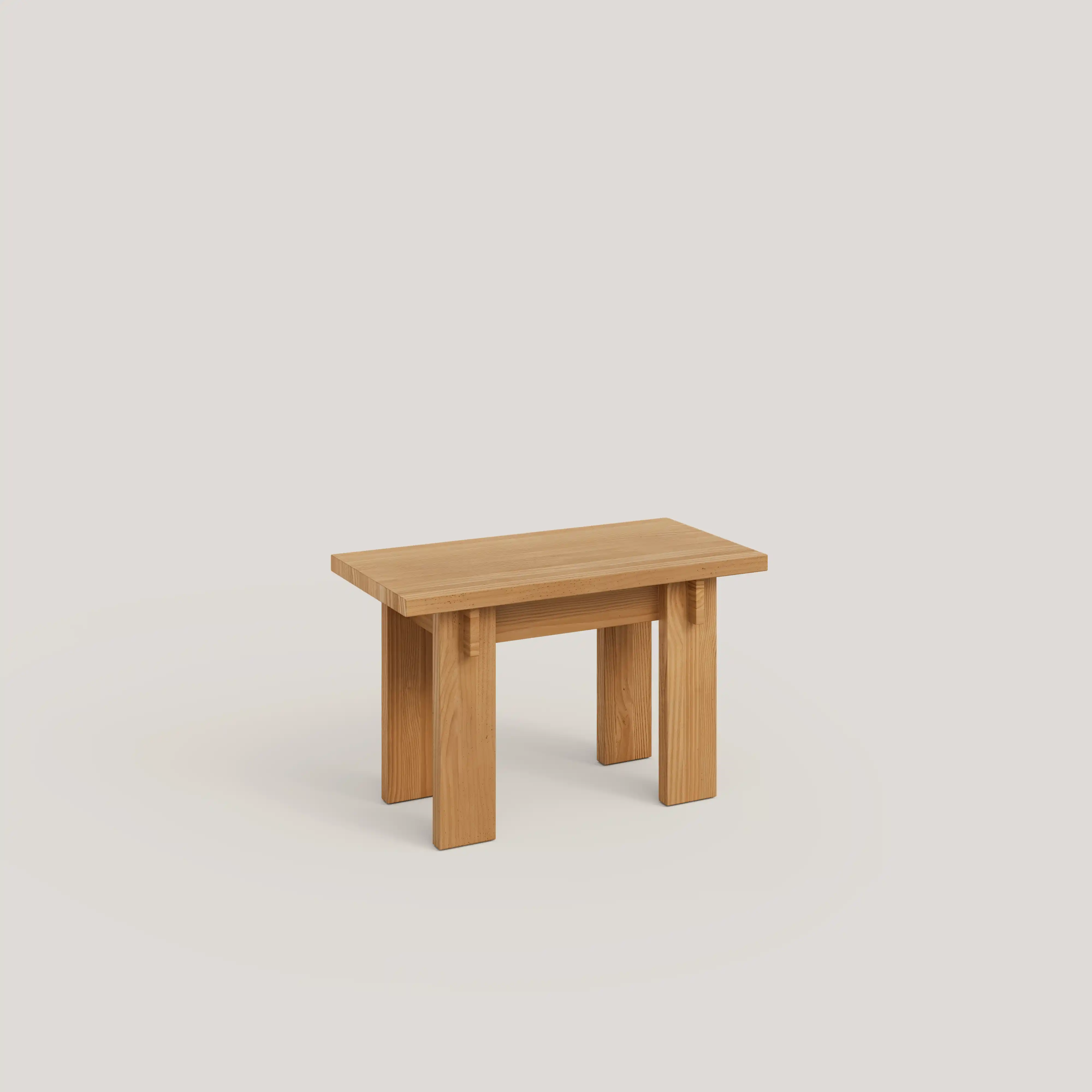 Begur small bench in solid pine wood 75 cm - Image 11