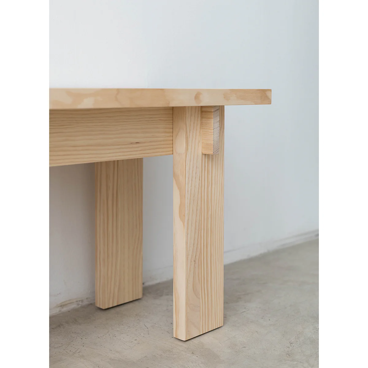 Begur large bench in solid pine wood 150 cm - Image 6
