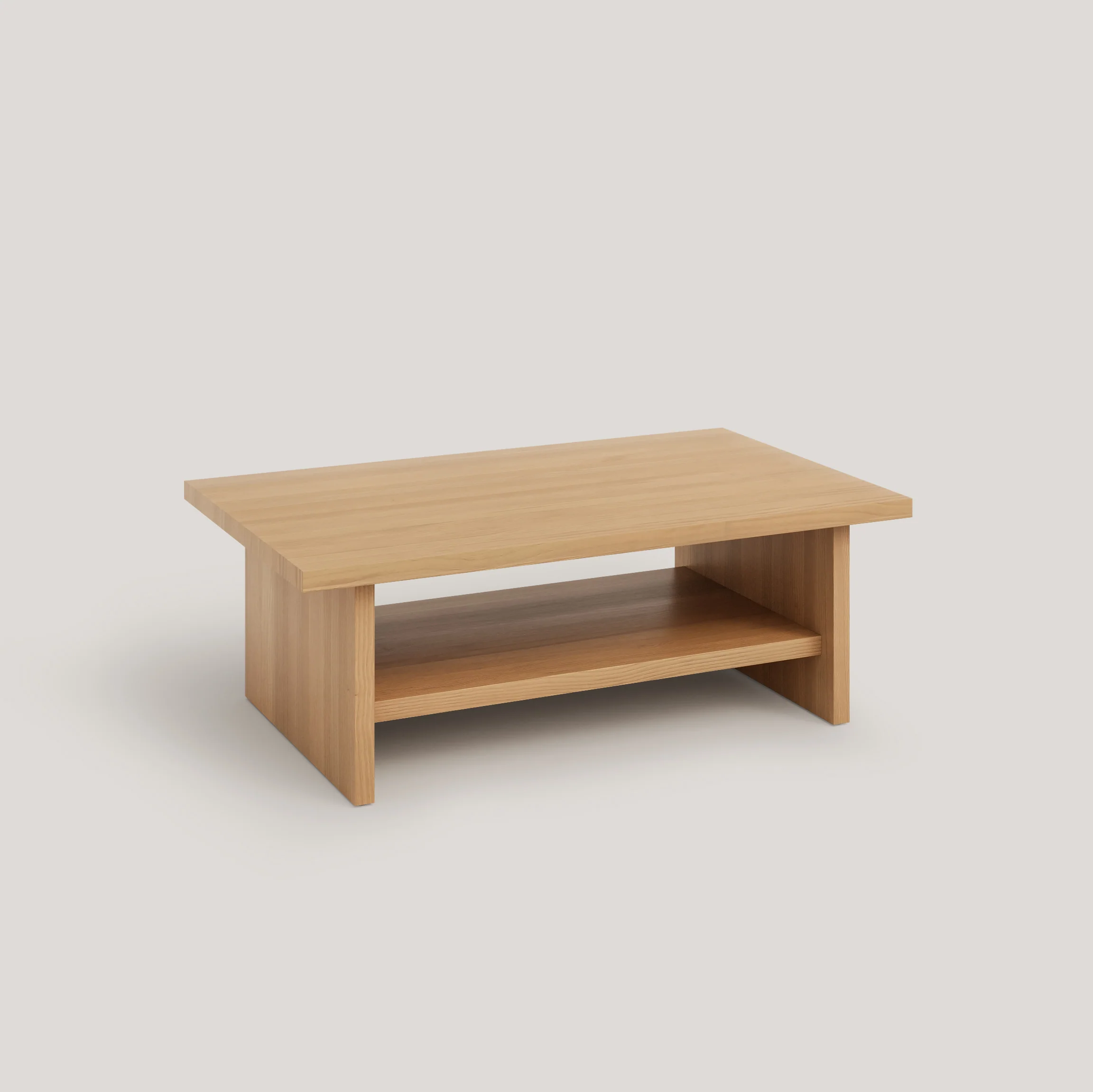 Binibeca - Rectangular coffee table in wood 100 cm - Image 10