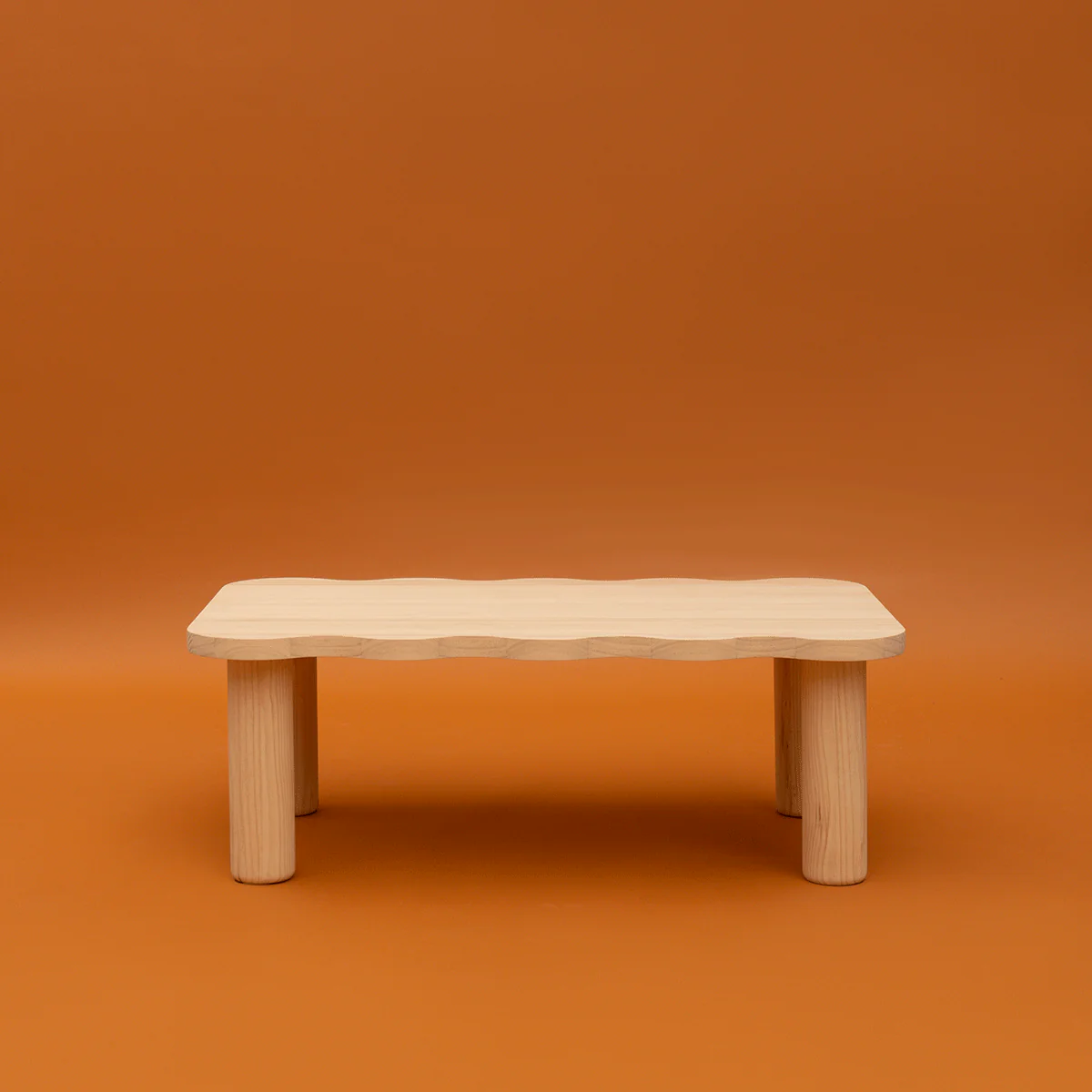 Palamos - Coffee table in solid pine wood 100 cm - Image 6