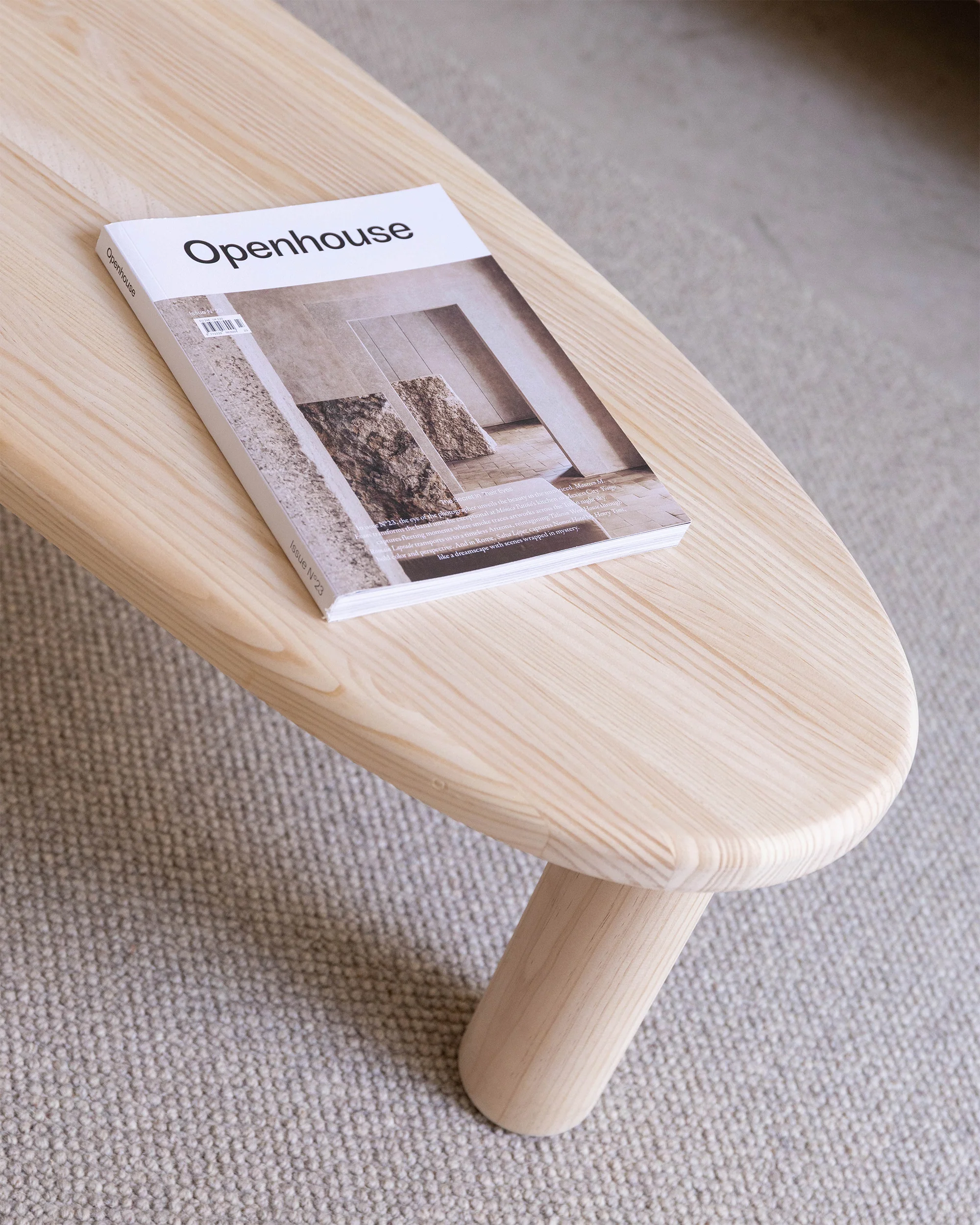 Tramadiu - Coffee table in pine wood 130 cm - Image 5