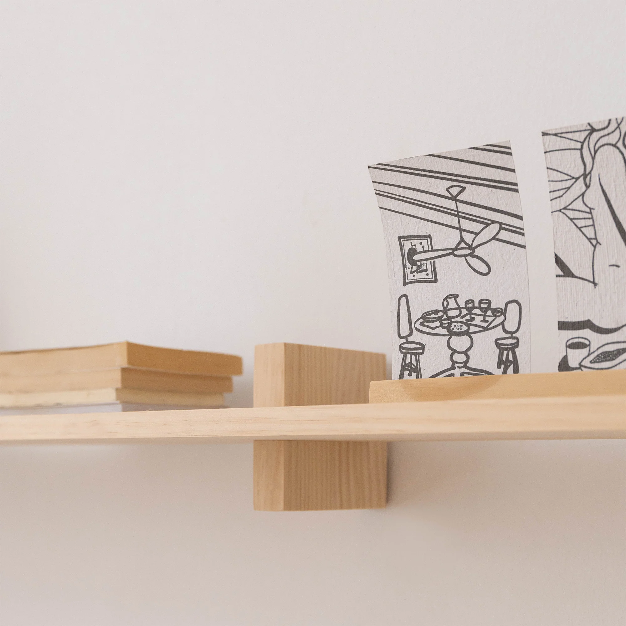 Deyá individual wall shelf from 90 cm to 180 cm - Image 6