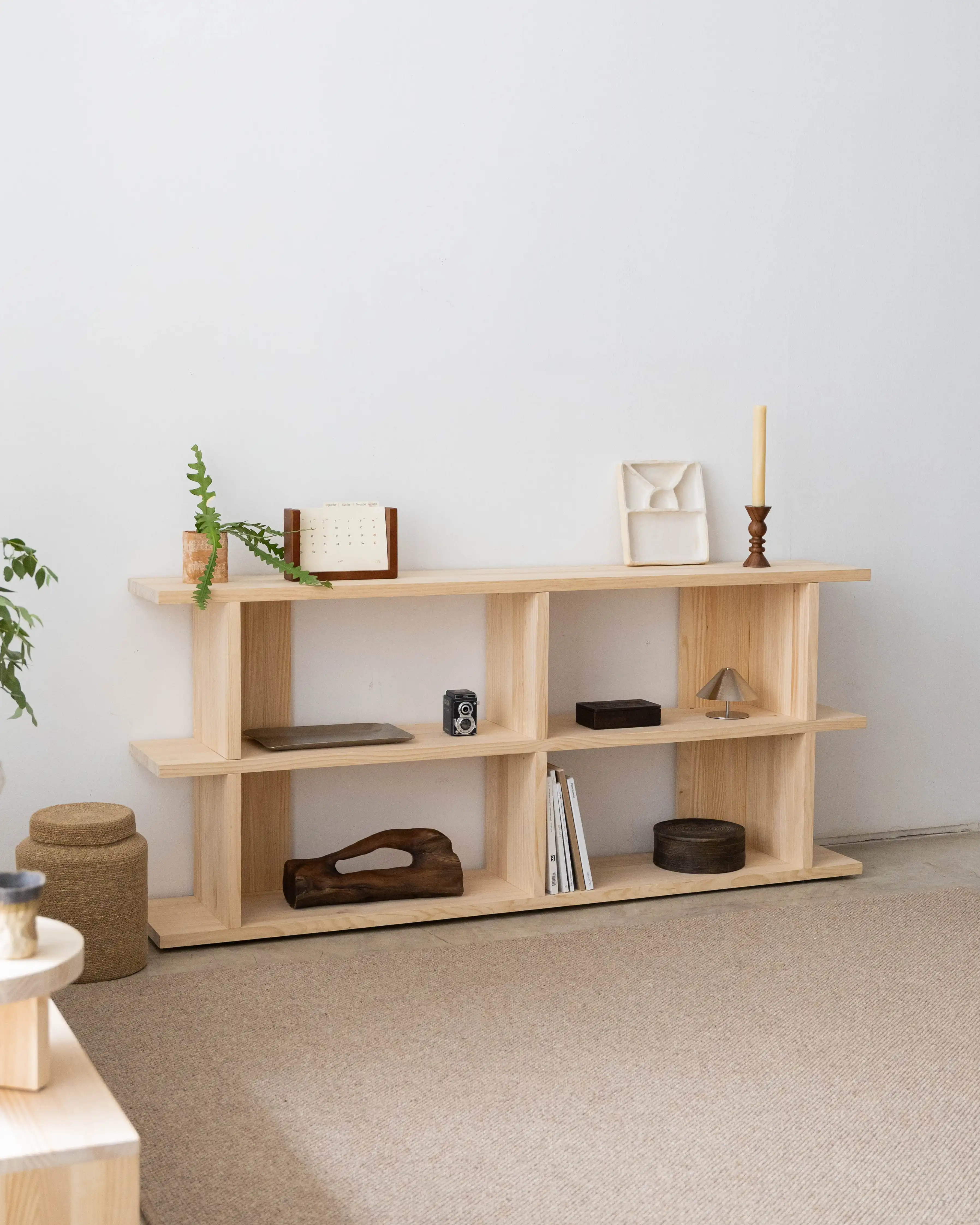 Montgó solid wood bookcase 180 x 77.8 cm - Image 3