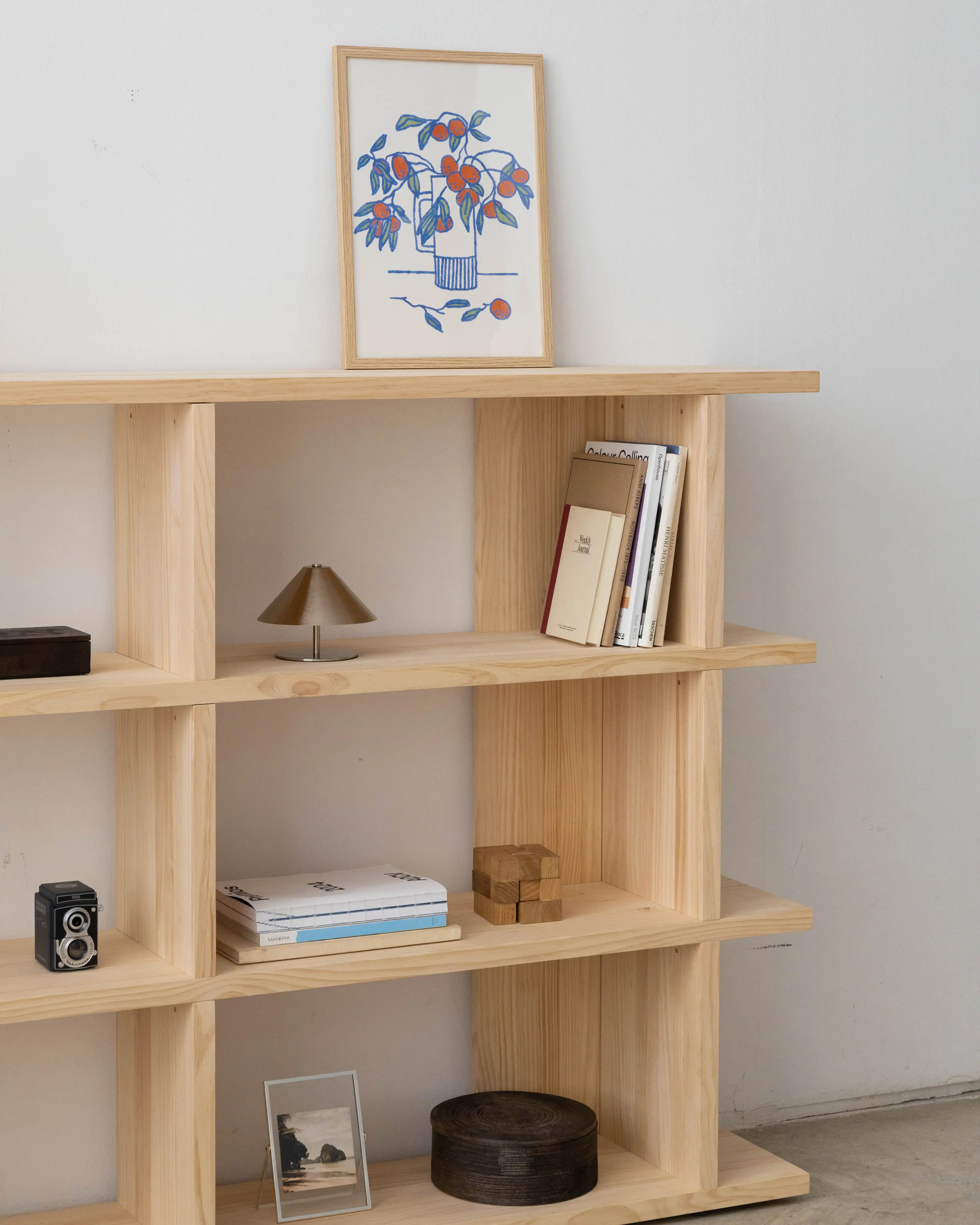 Montgó solid wood bookcase 180 x 115.2 cm - Image 3