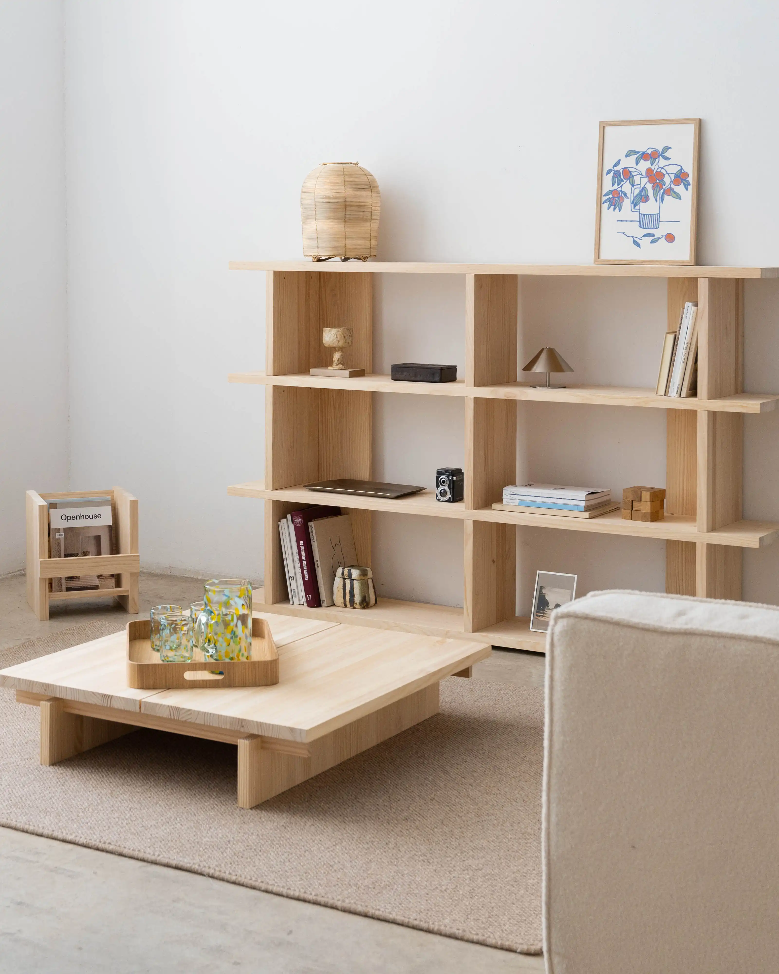 Montgó solid wood bookcase 180 x 115.2 cm - Image 8