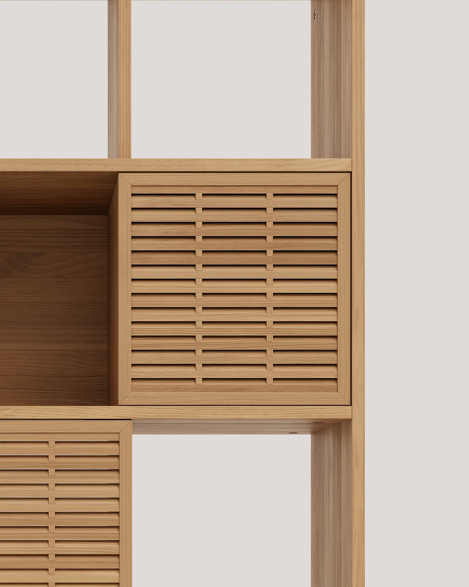 Shelving Morella of pine with 3 or 6 doors mallorquina 160 cm - Image 11