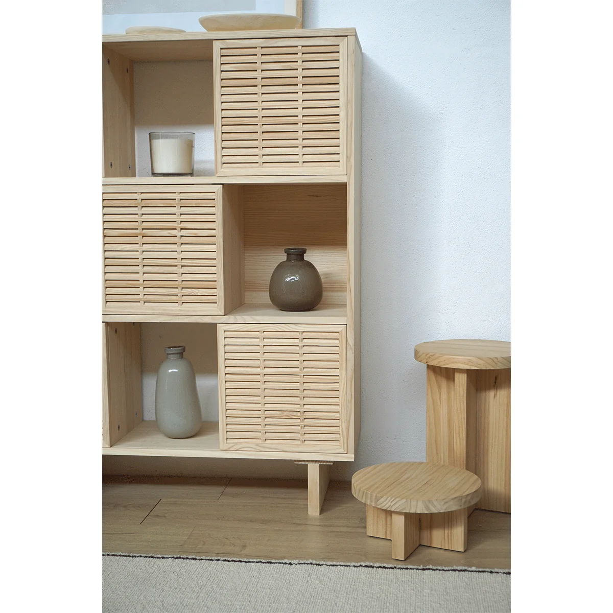 Shelving Morella of pine with 3 or 6 doors mallorquina 160 cm - Image 7