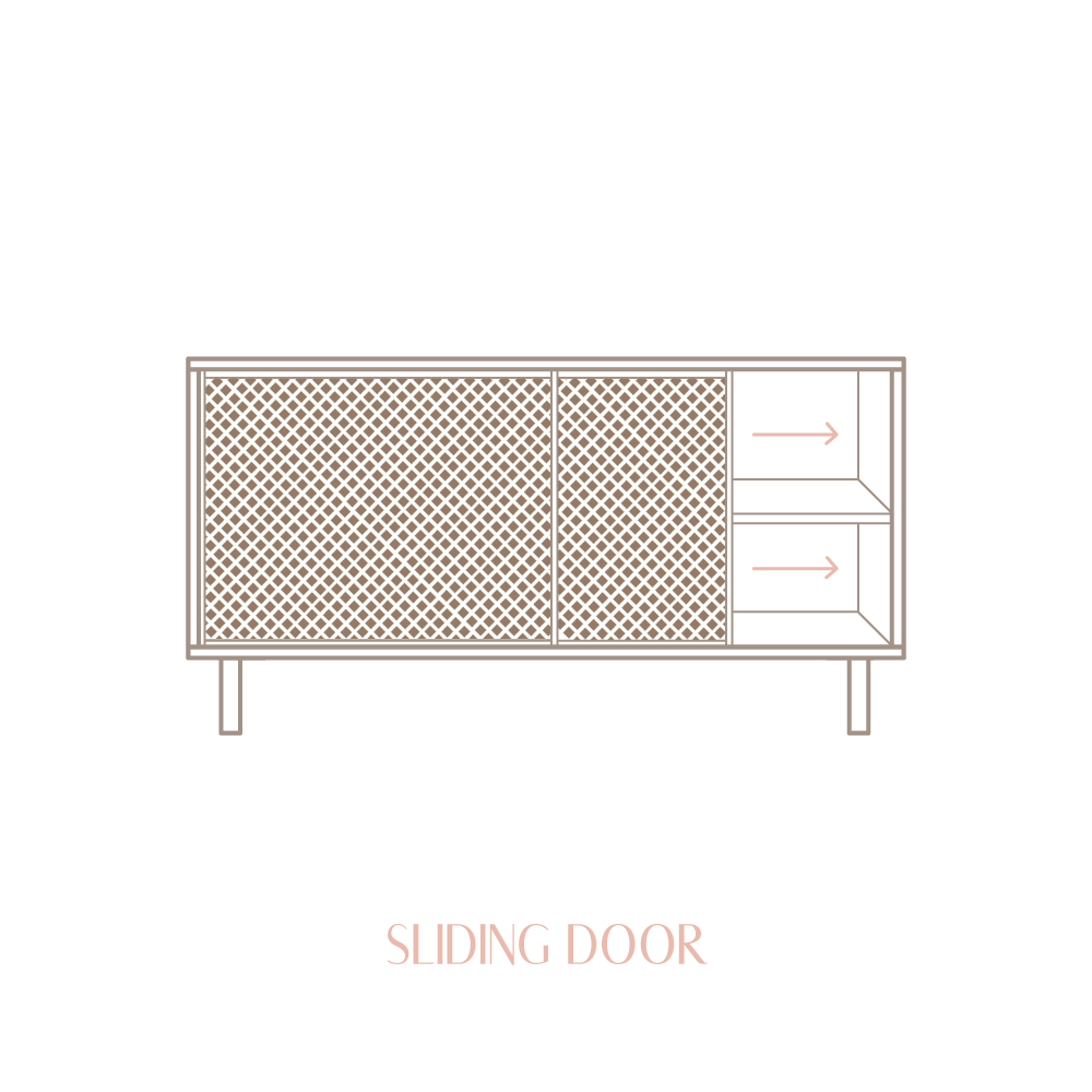 Granadella pine sideboard with 1 or 2 doors 120 cm - Image 13