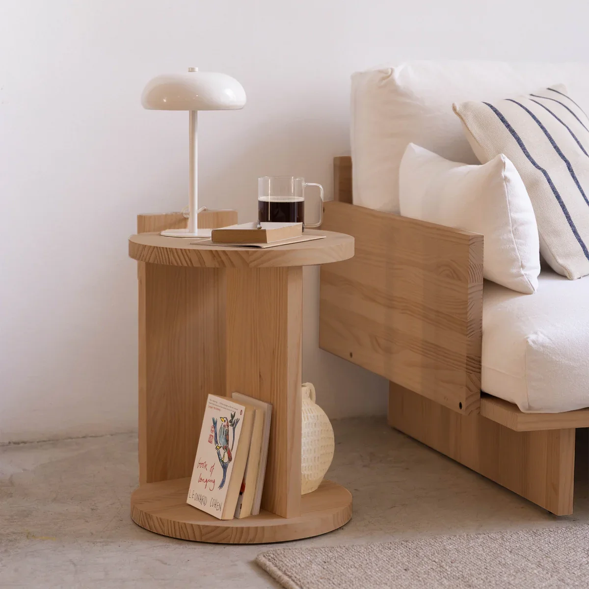 Solid wood table Comte, 40 cm - Image 11