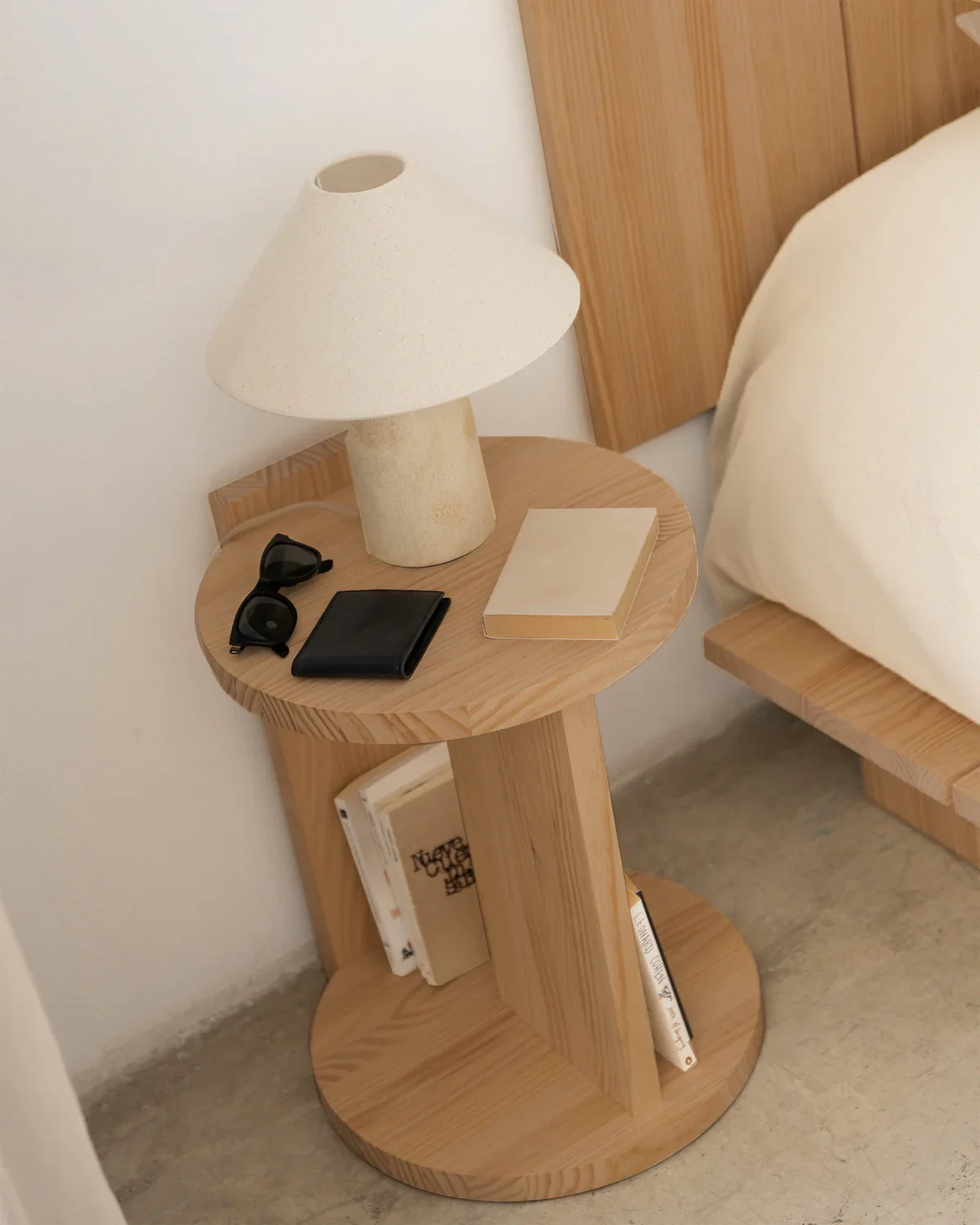 Solid wood table Comte, 40 cm - Image 12