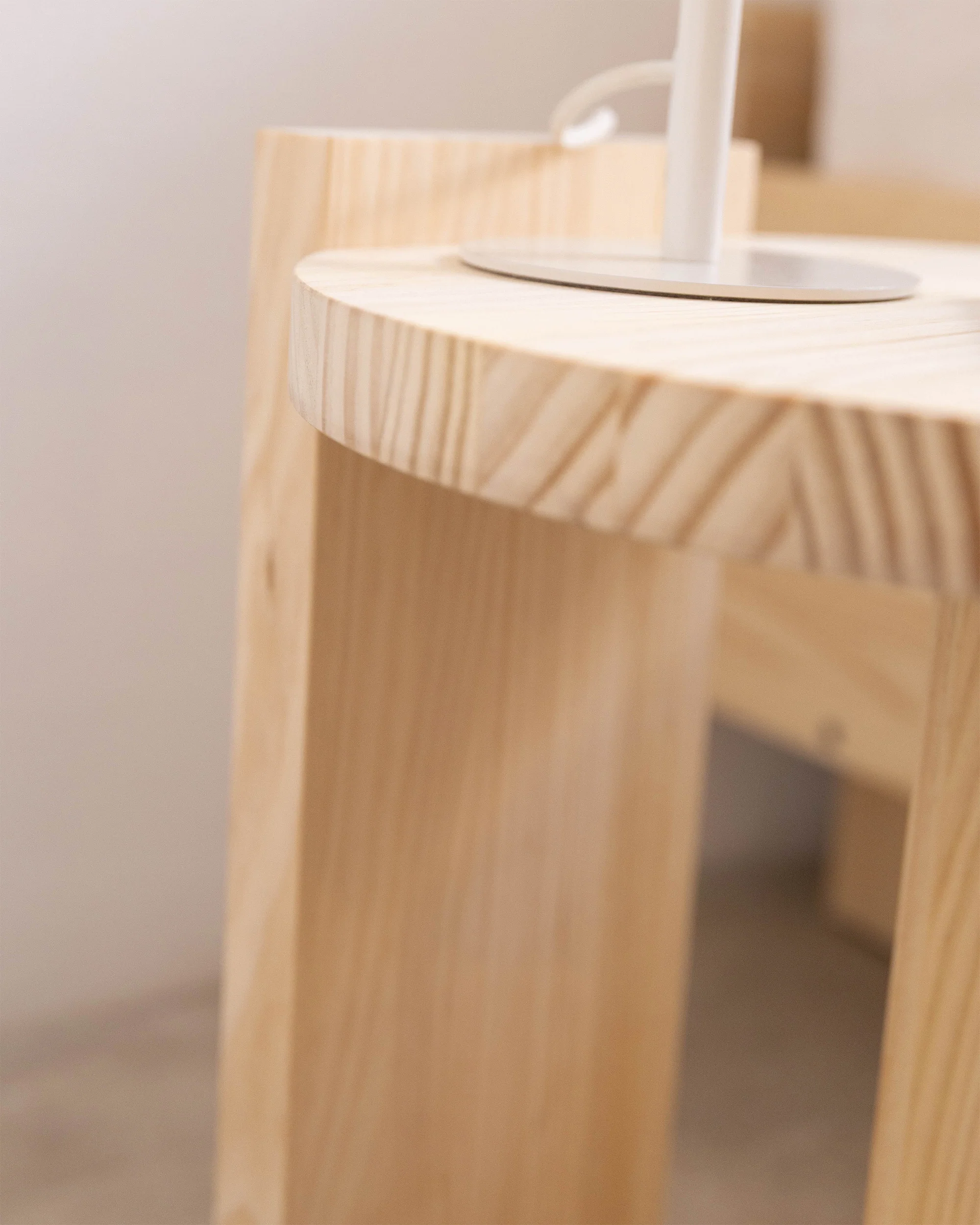 Solid wood table Comte, 40 cm - Image 4