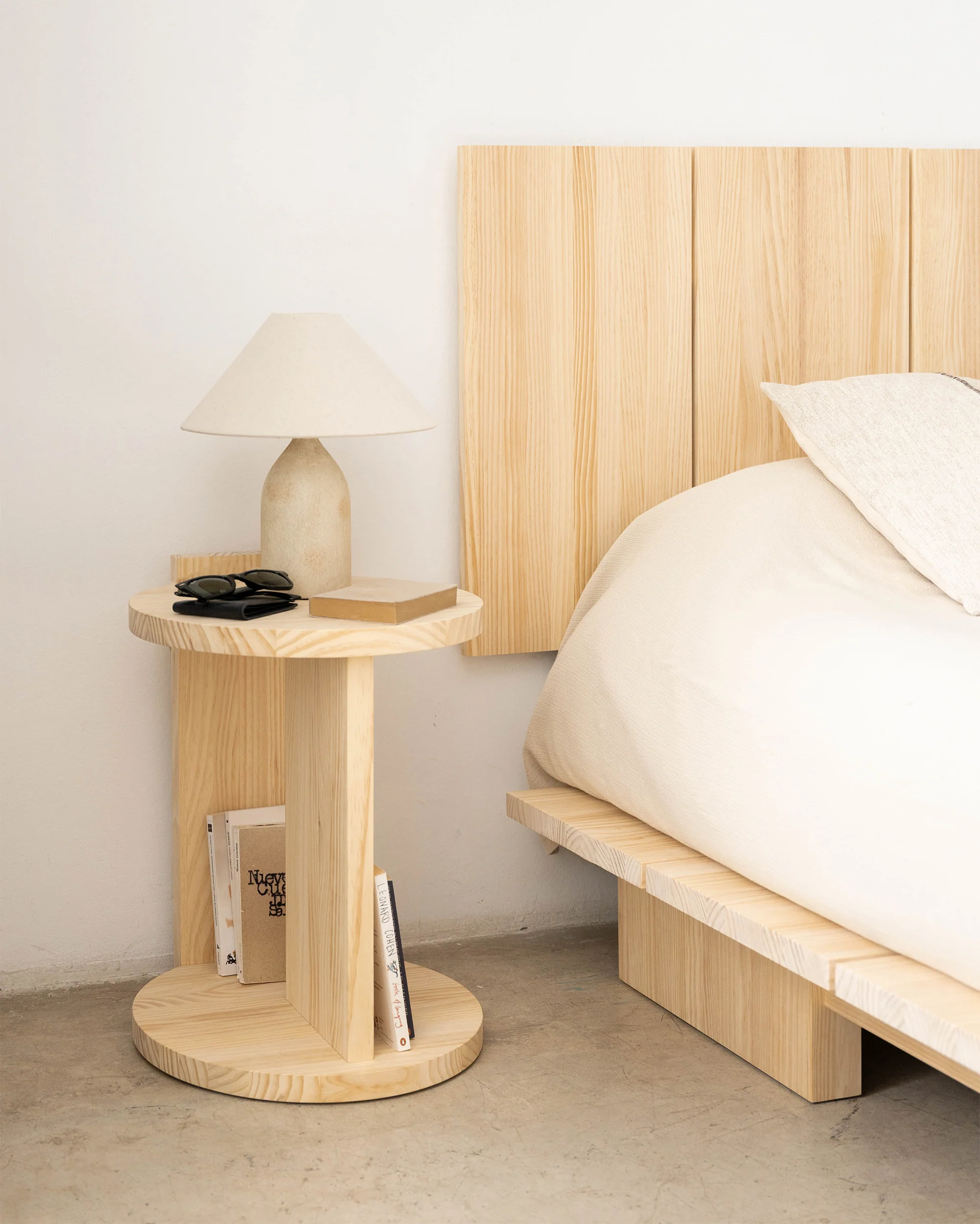 Solid wood table Comte, 40 cm - Image 6