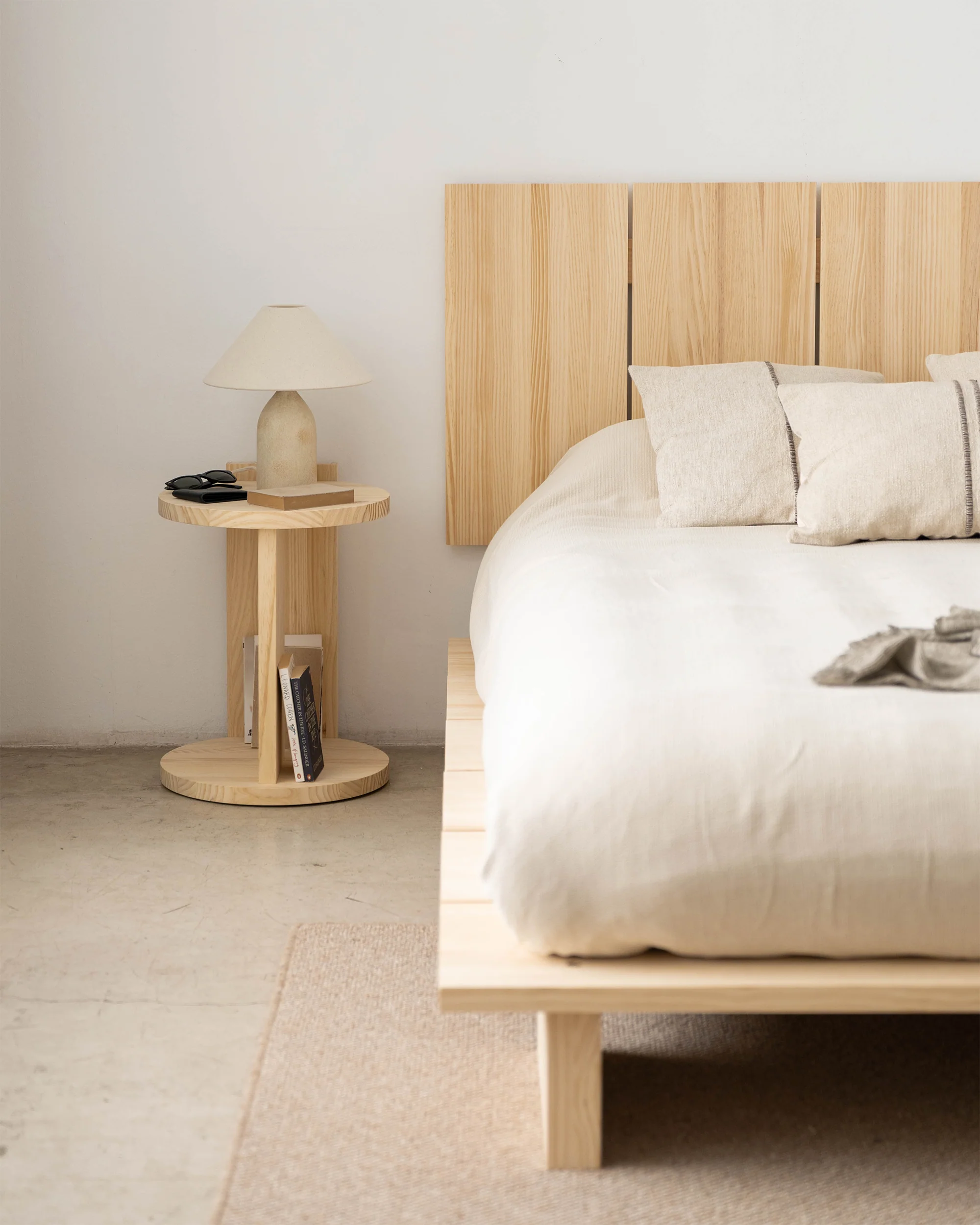 Solid wood table Comte, 40 cm - Image 7