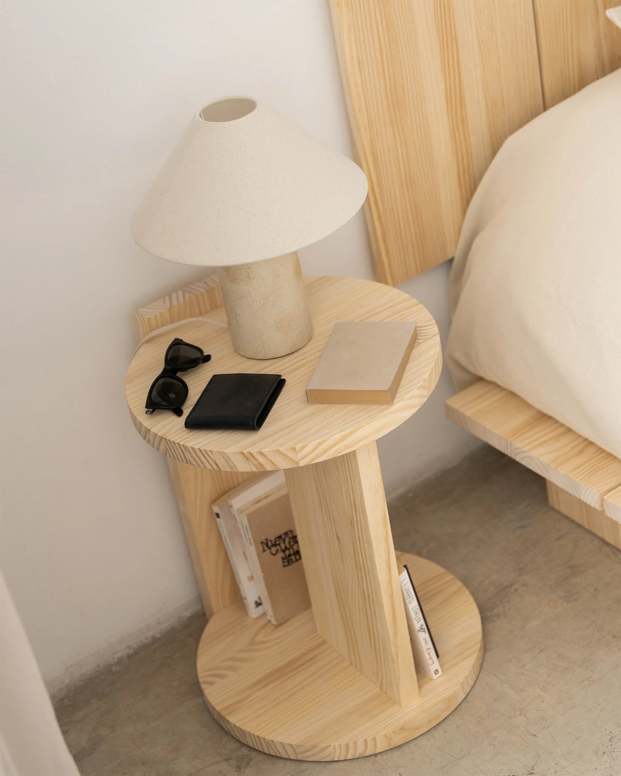 Solid wood table Comte, 40 cm - Image 8