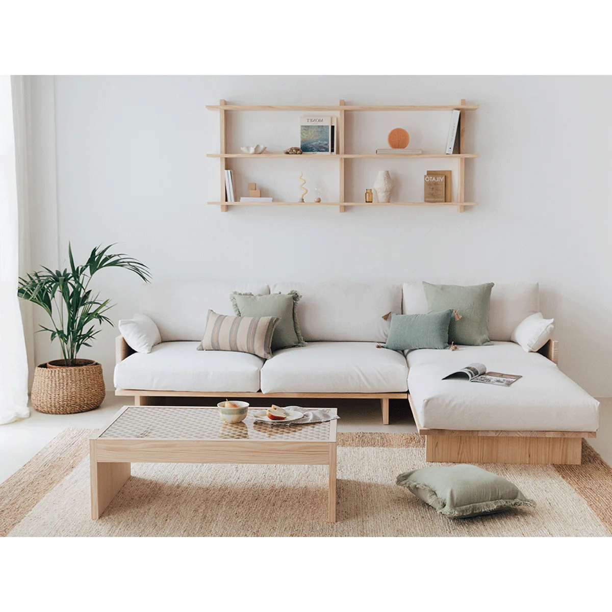 Tramontana 4 seater sofa with chaise longue 272 cm - Image 11