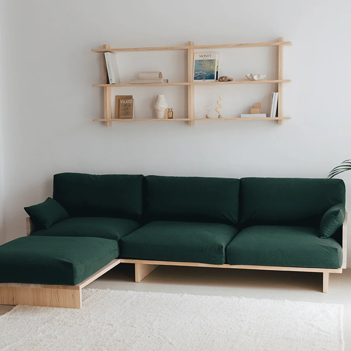 Tramontana 4 seater sofa with chaise longue 272 cm - Image 3