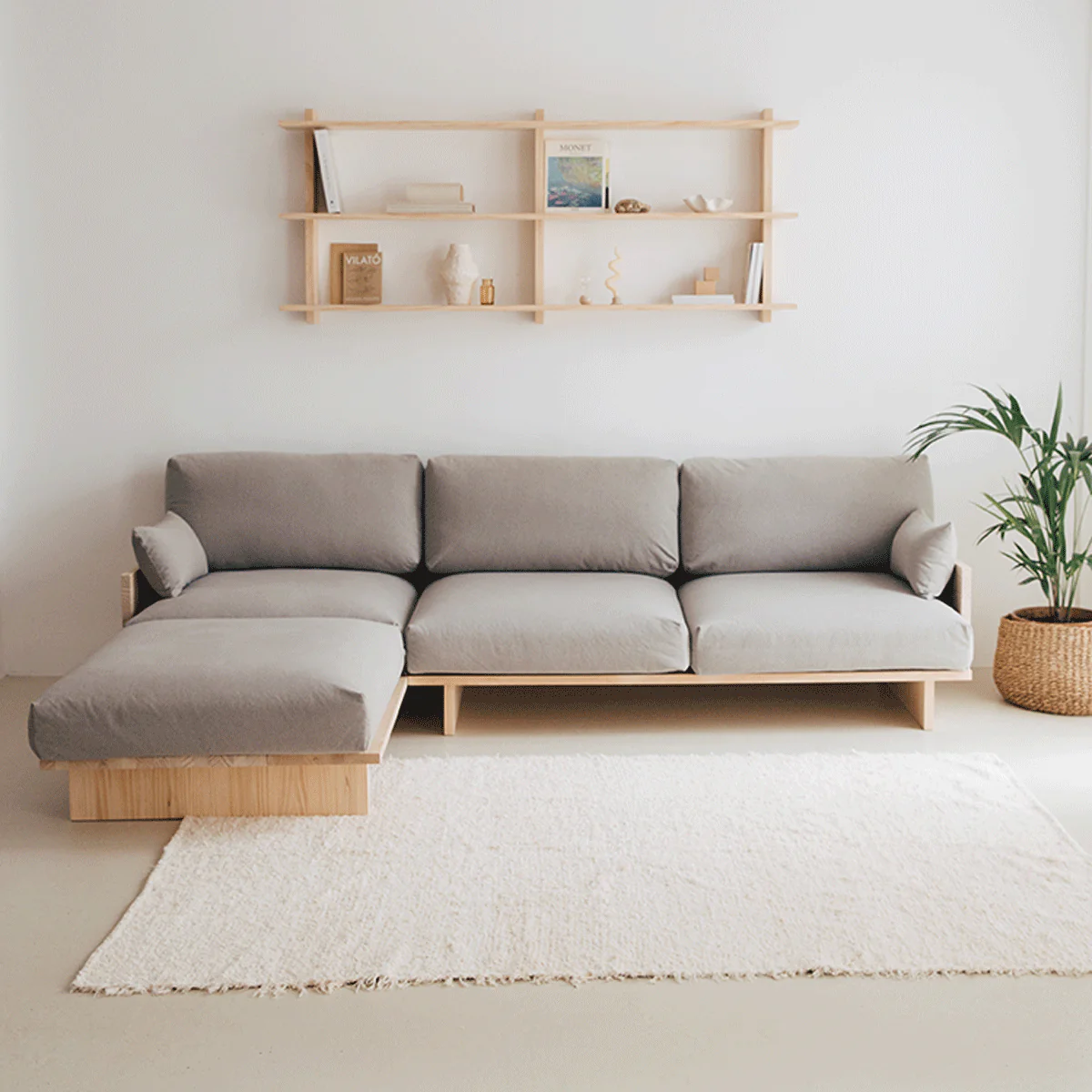 Tramontana 4 seater sofa with chaise longue 272 cm - Image 6