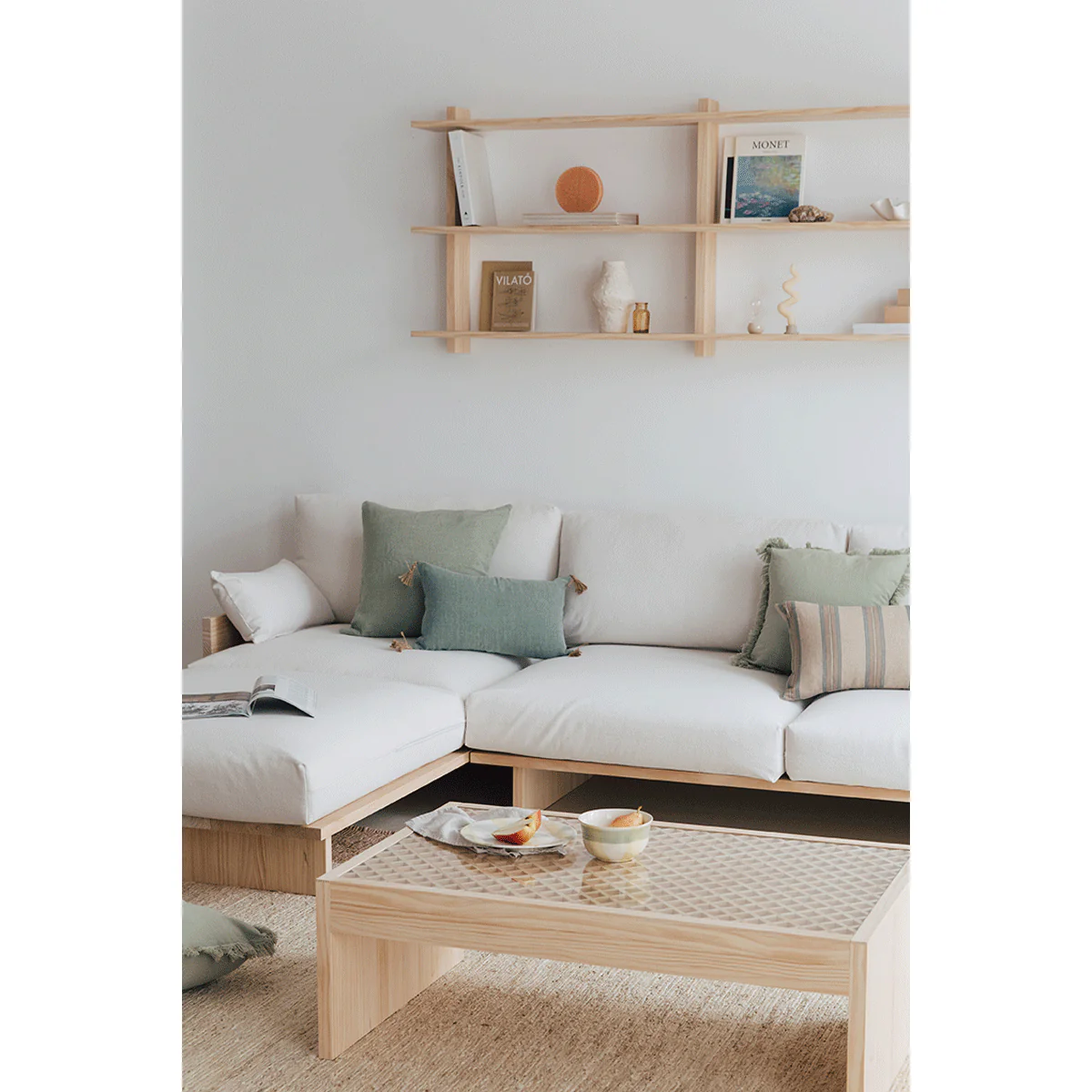 Tramontana 4 seater sofa with chaise longue 272 cm - Image 7