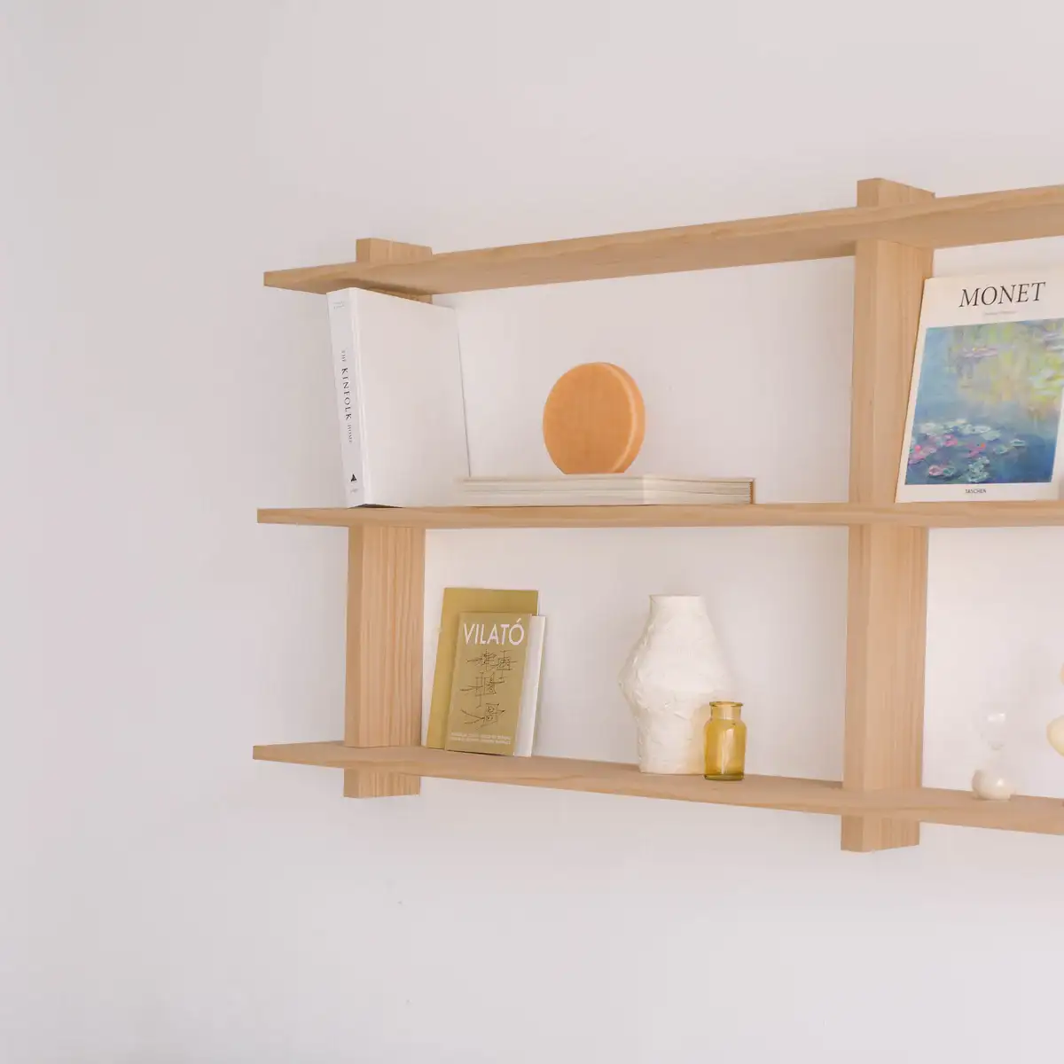 Miramar floating triple shelf from 90 cm to 180 cm - Image 12