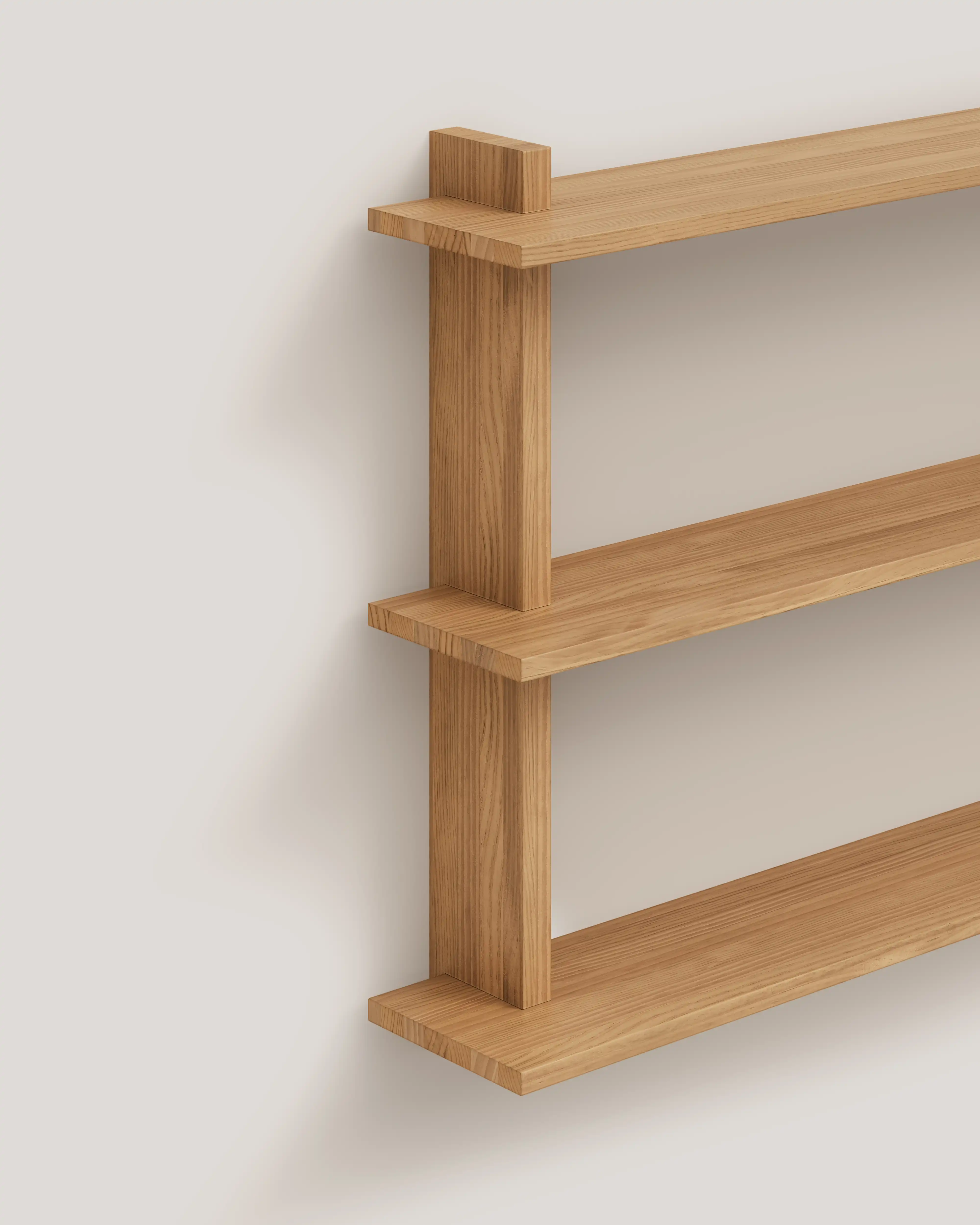 Miramar floating triple shelf from 90 cm to 180 cm - Image 15