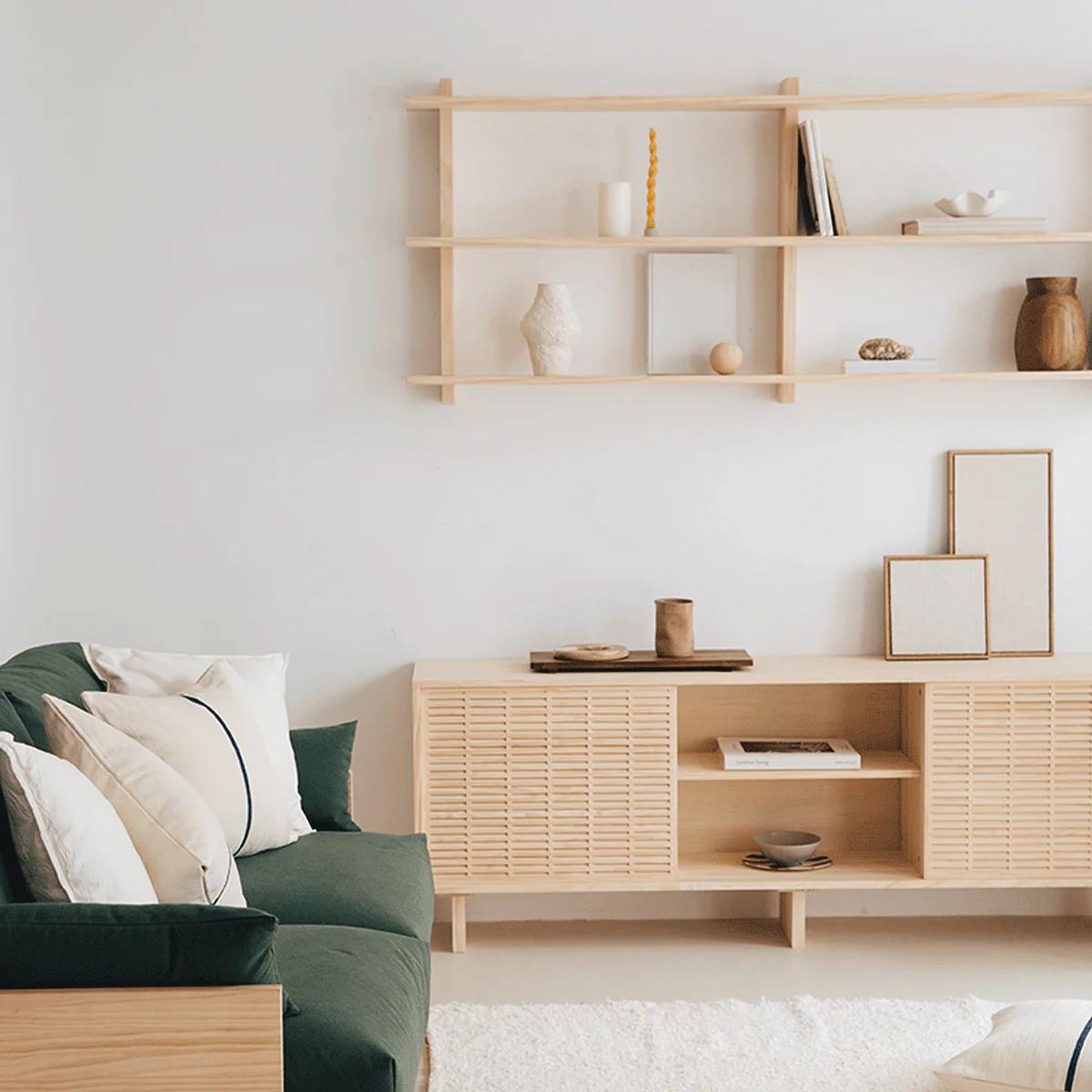 Miramar floating triple shelf from 90 cm to 180 cm - Image 5