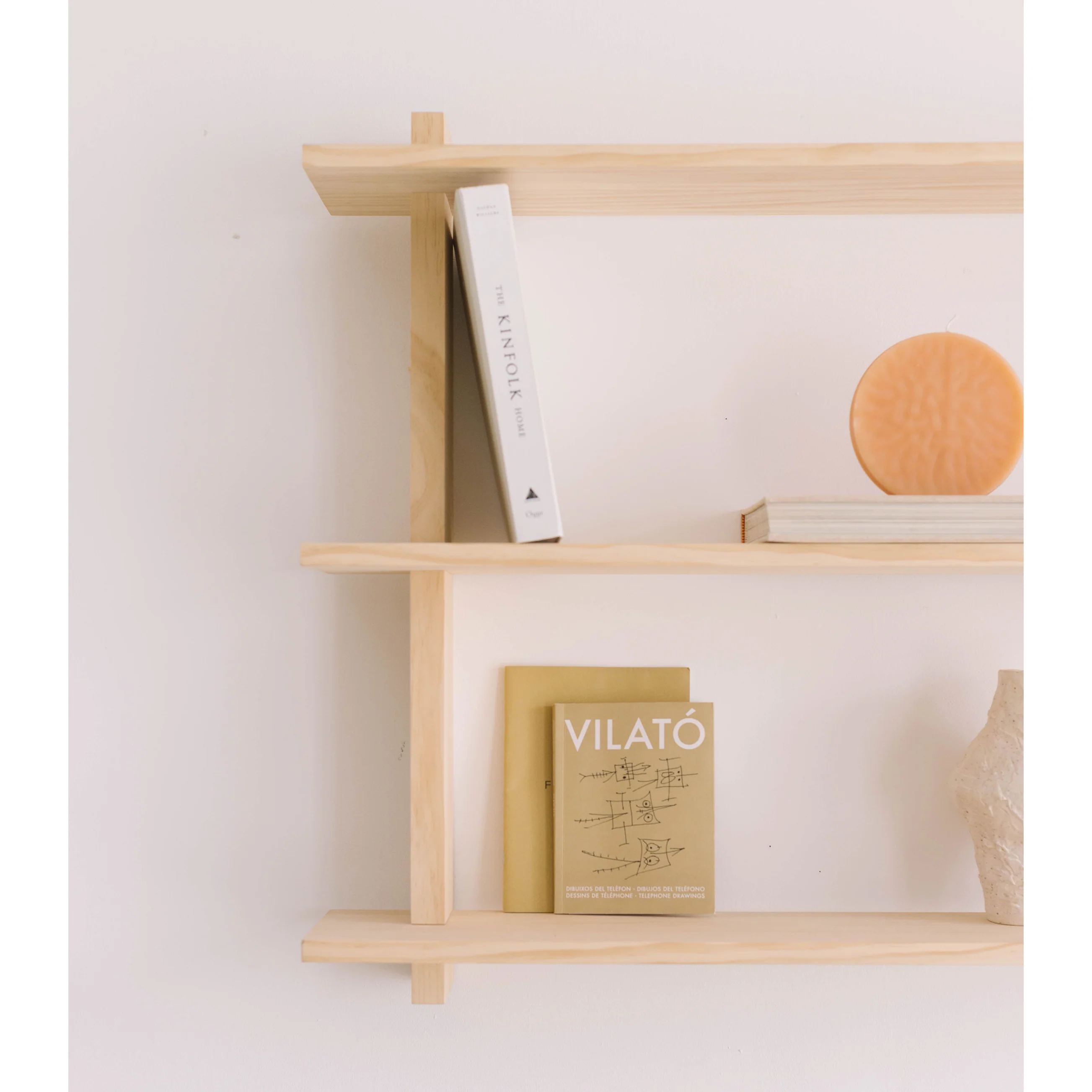 Miramar floating triple shelf from 90 cm to 180 cm - Image 9