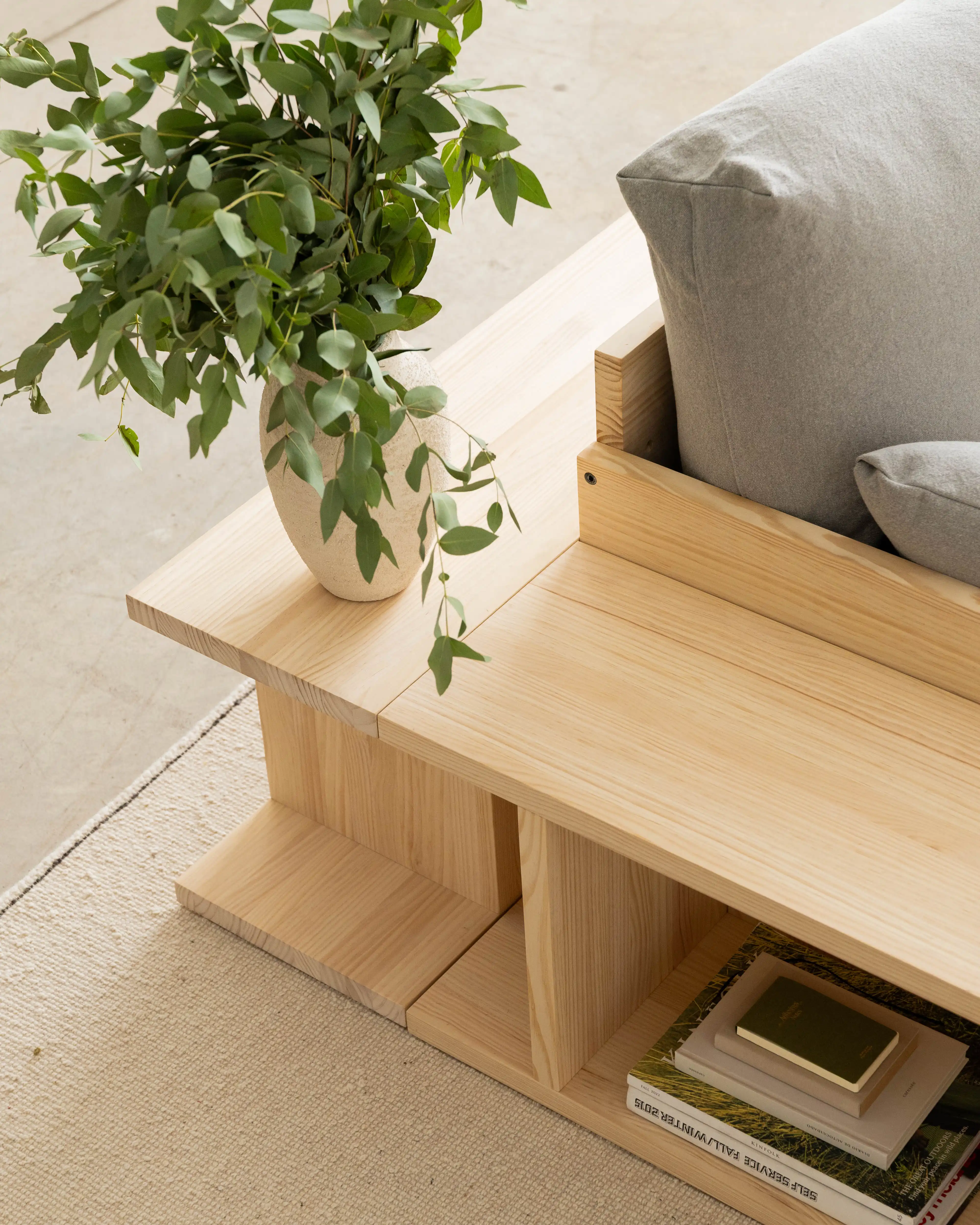 Montgó solid wood TV stand 180 x 40.4 cm - Image 5