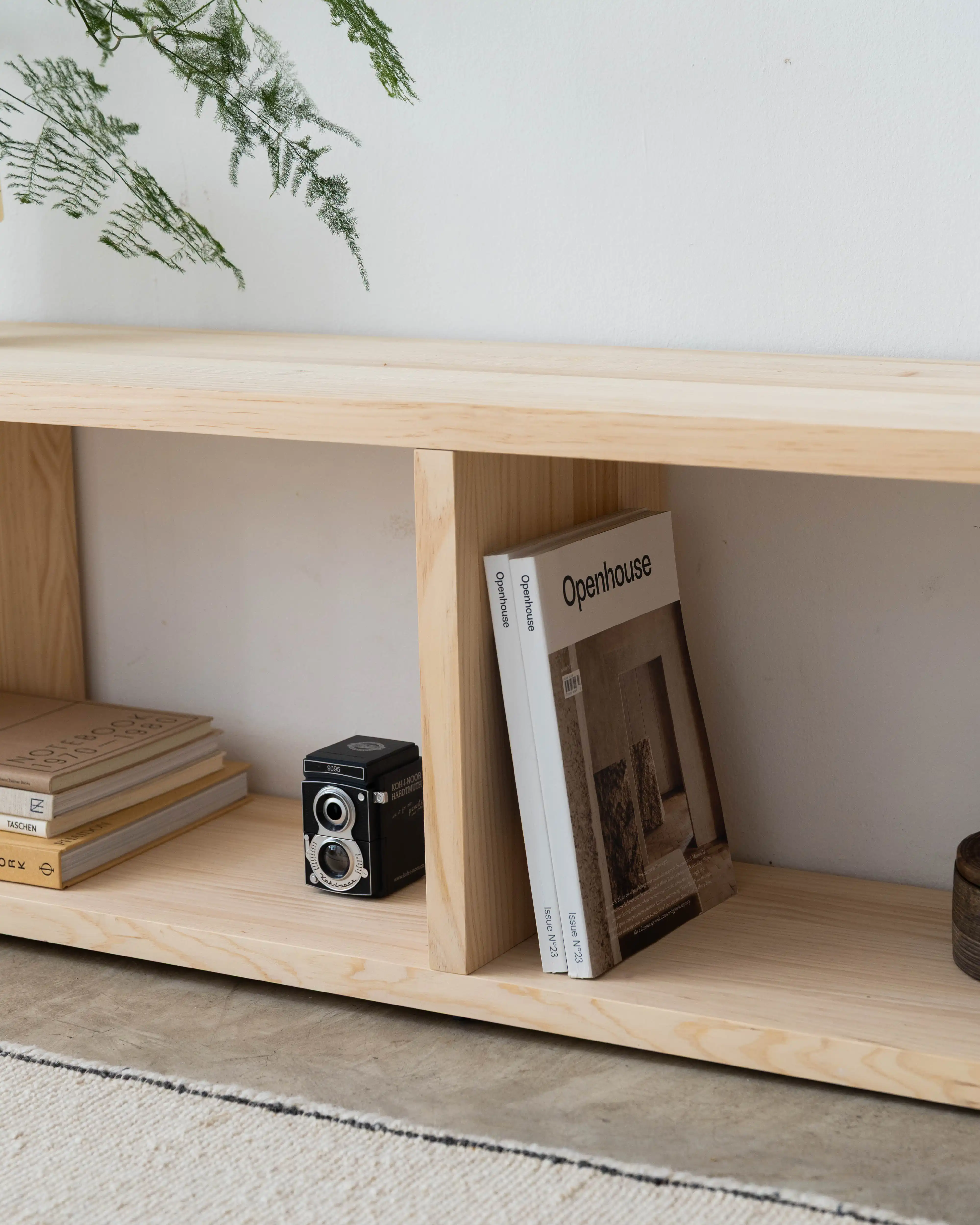 Montgó solid wood TV stand 180 x 40.4 cm - Image 6