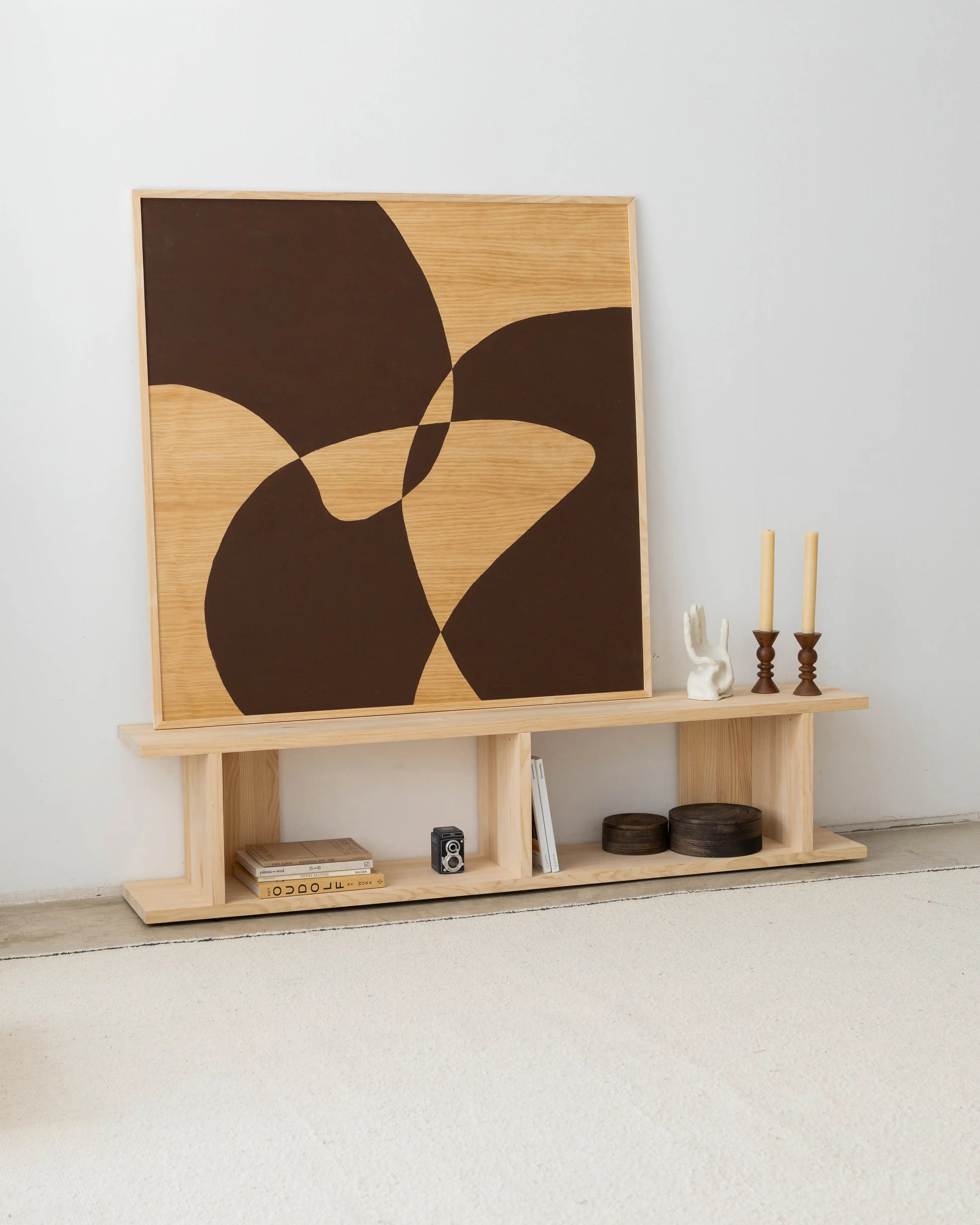 Montgó solid wood TV stand 180 x 40.4 cm - Image 7