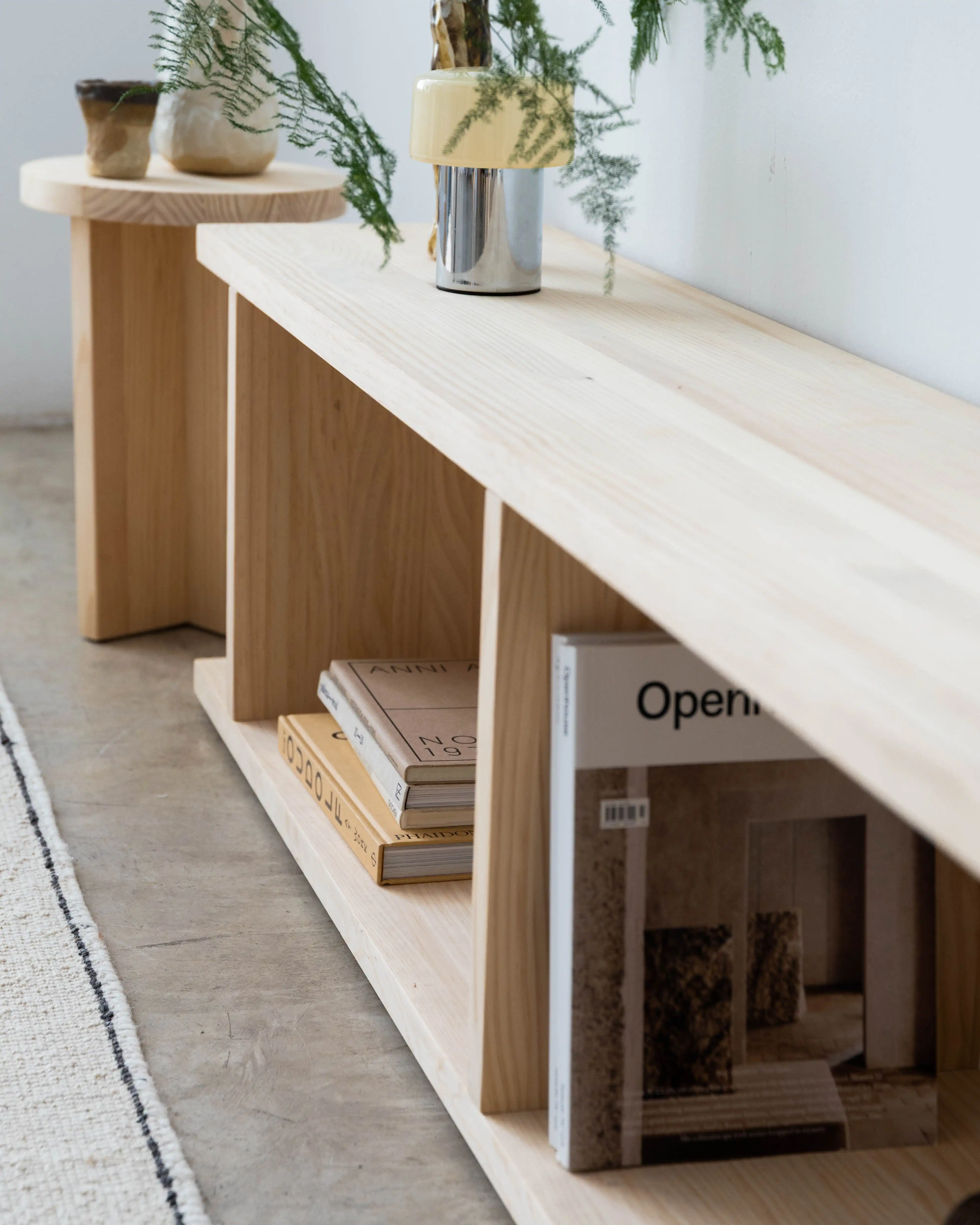 Montgó solid wood TV stand 180 x 40.4 cm - Image 8