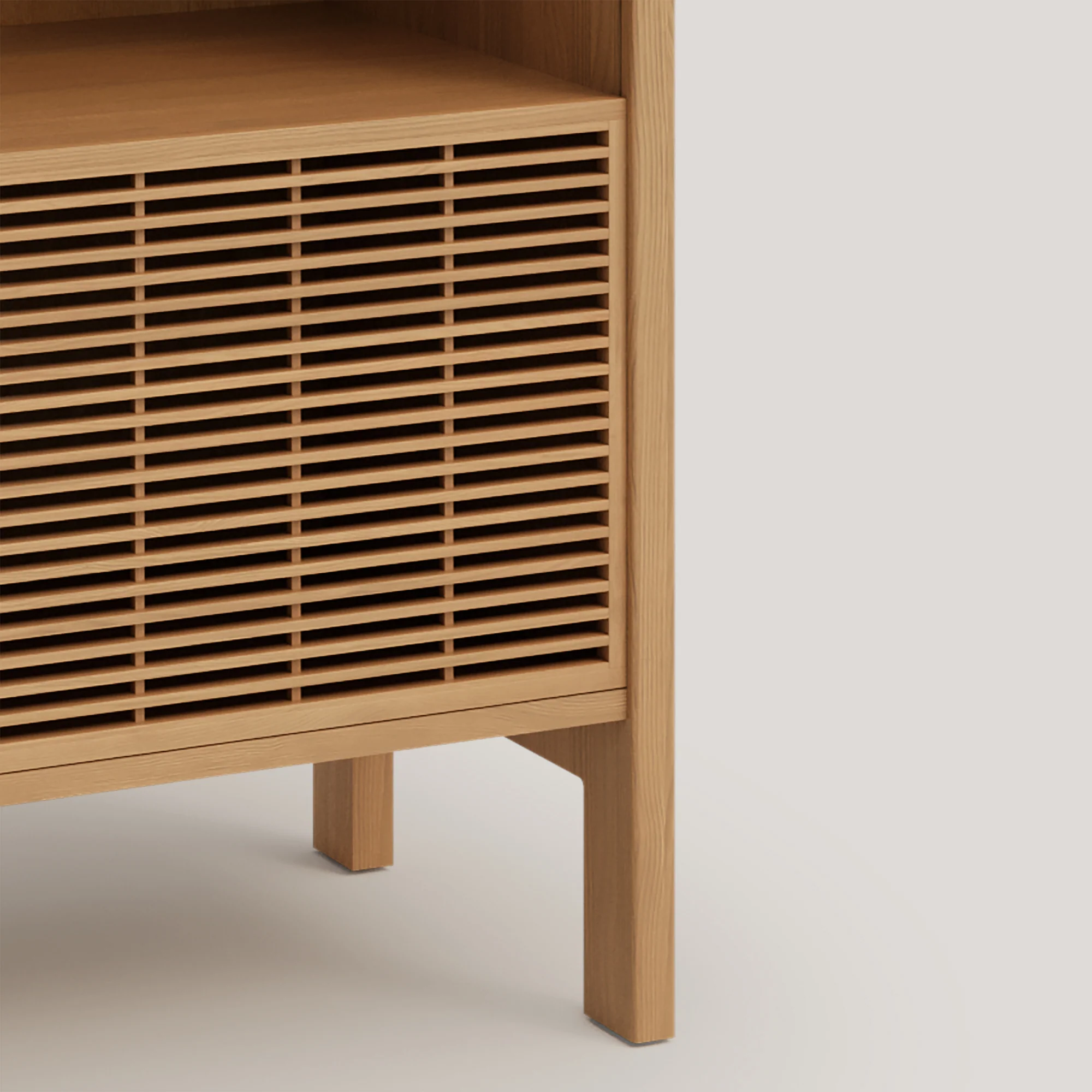 Baster solid wood sideboard for vinyl records 1 door 59 cm - Image 11