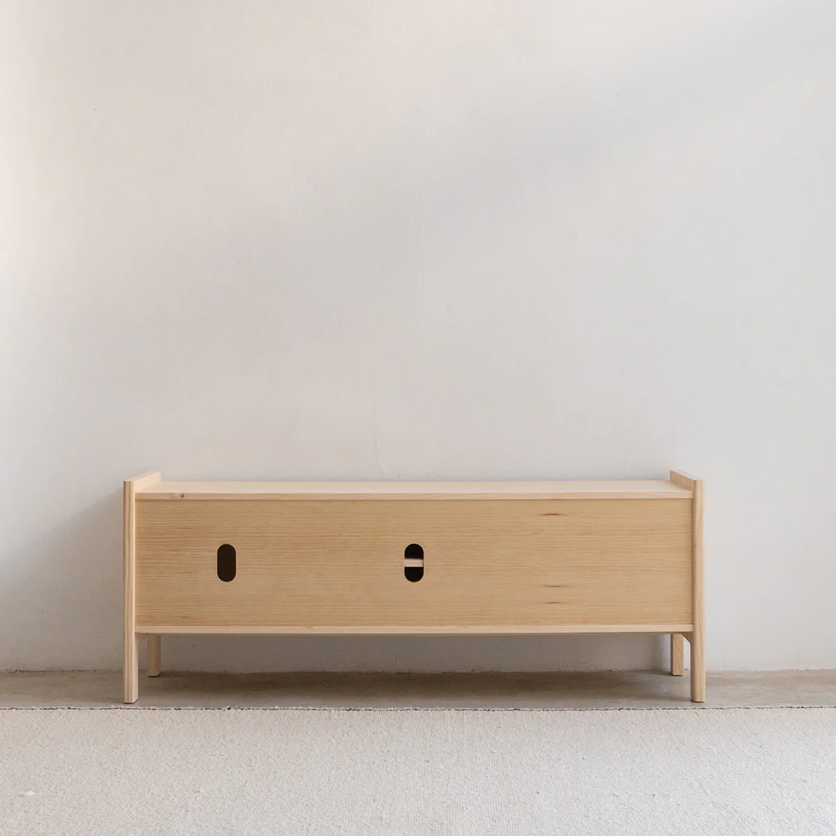 Tarida solid wood TV furniture for vinyl records 1 or 2 doors 151 cm - Image 10